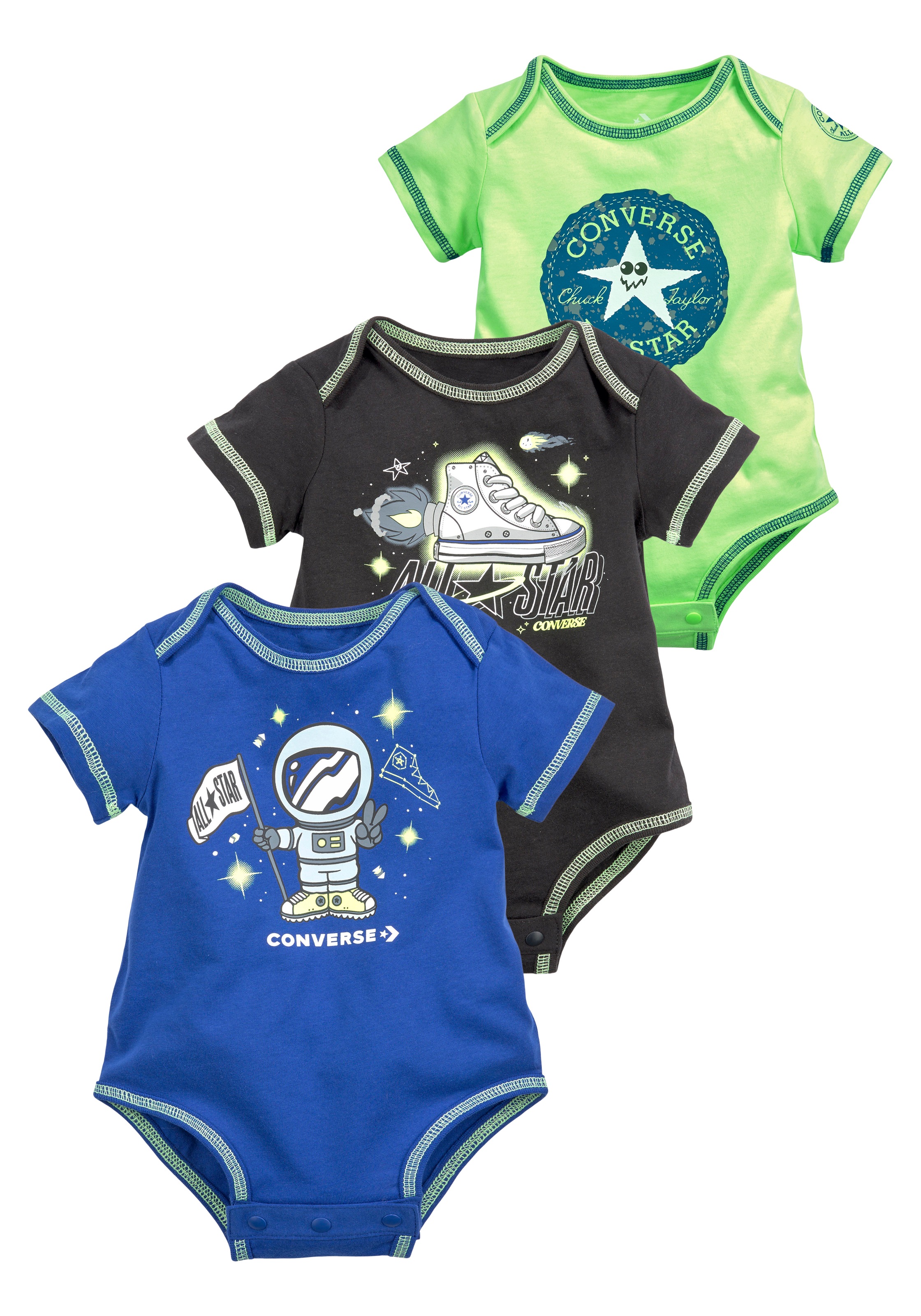Converse Shirtbody »SPACE CRUISERS 3PK BODYSUIT«, (Packung, 3 tlg.) kaufen