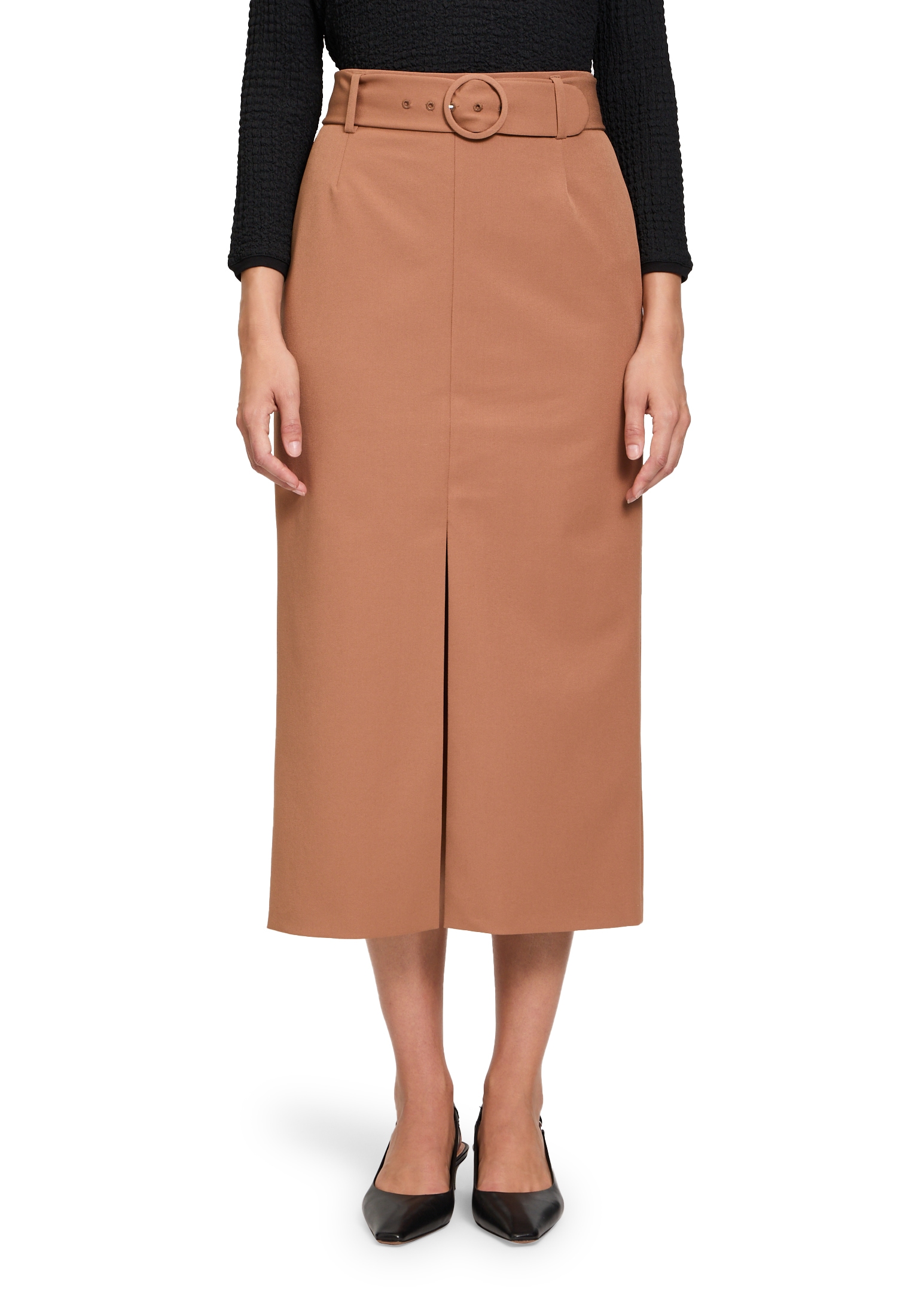 Betty Barclay Maxirock "Damen Midirock mit Gürtel" Form günstig online kaufen