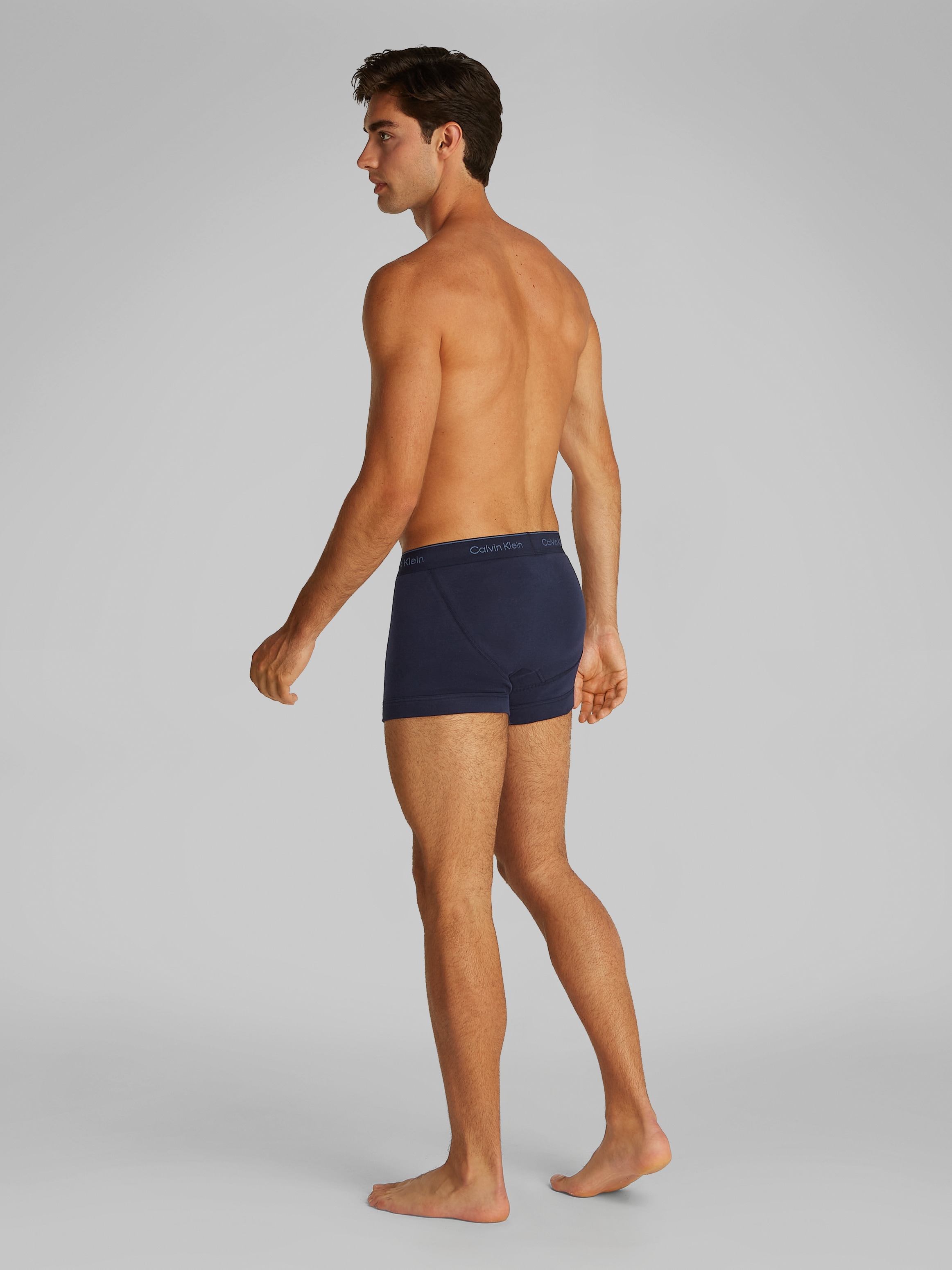 Calvin Klein Underwear Boxershorts »TRUNK 3PK«, (Packung, 3er-Pack), mit Logo-Elastikbund