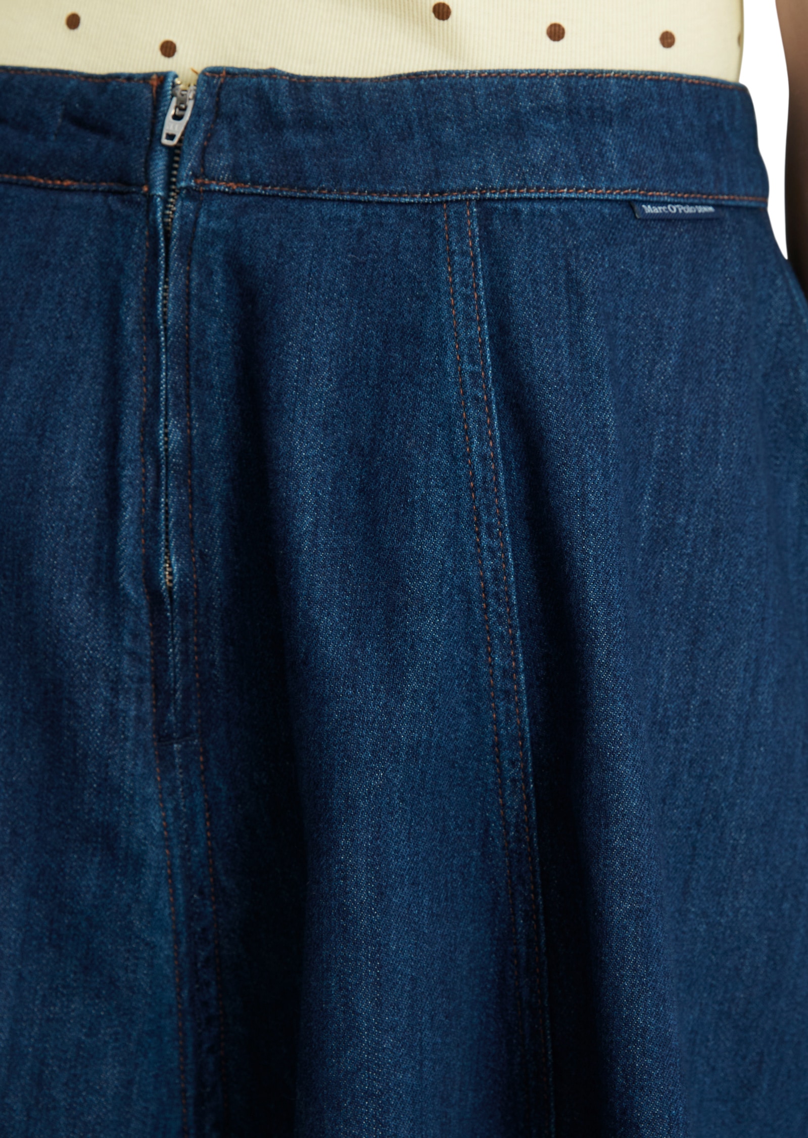 Marc O'Polo DENIM Jeansrock »made with Orange Fiber«