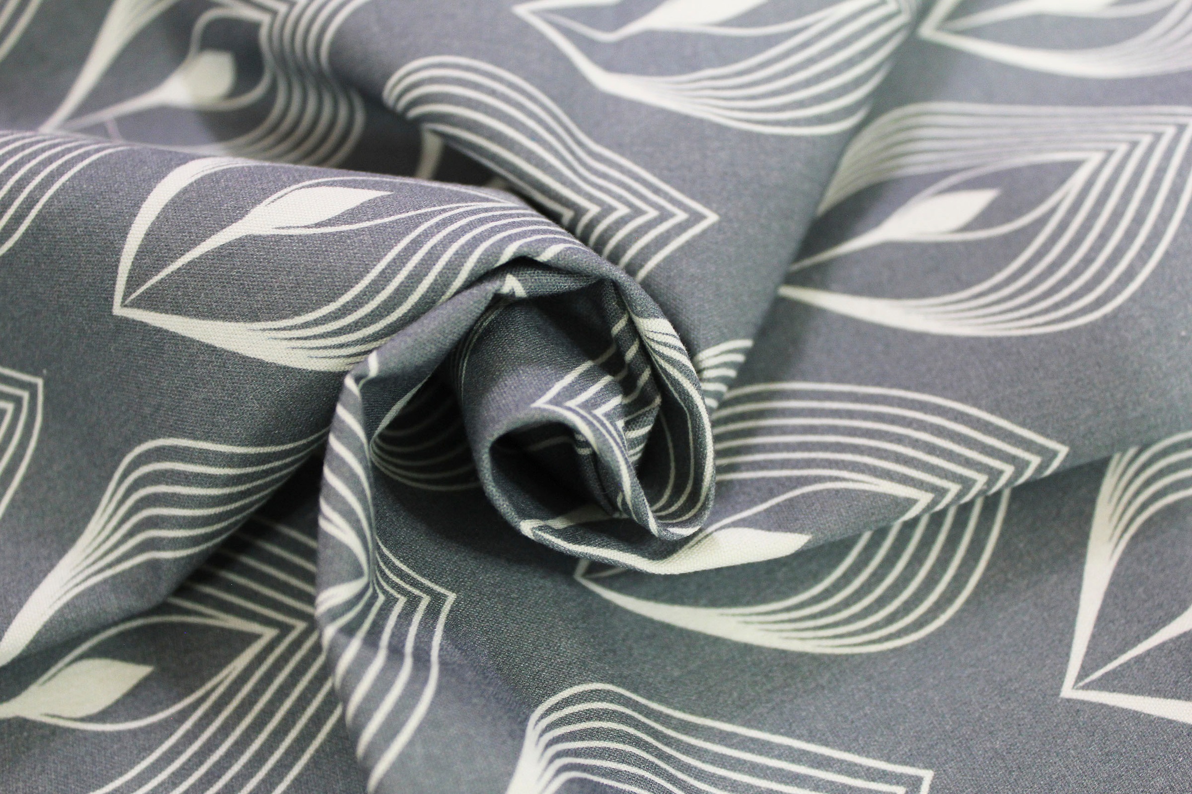 Thumbnail - Adam Vorhang "Feathers" Ösen 1 Stk. tlg. aus 100% Bio-Baumwolle