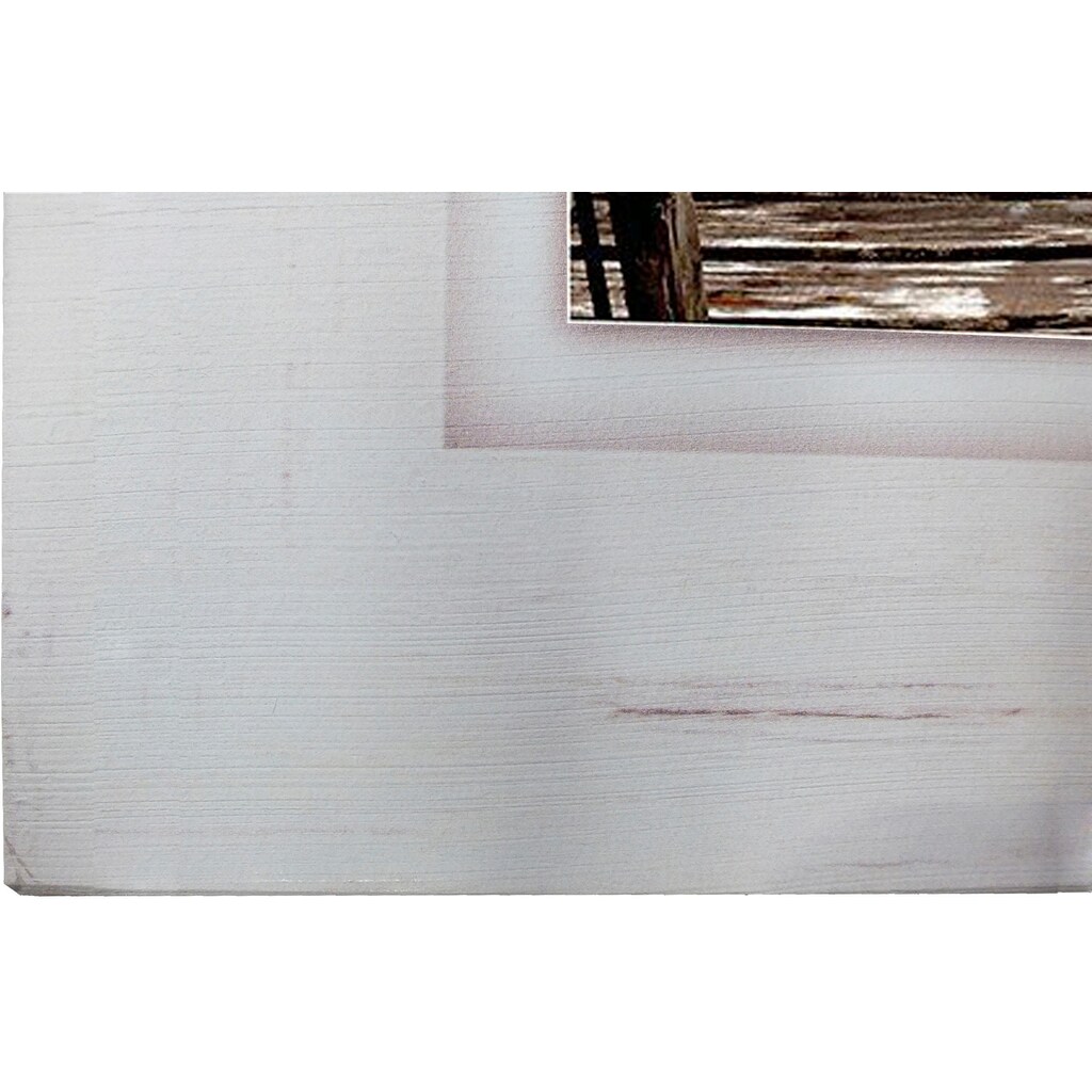 Home affaire Holzbild »Steg«, 40/40 cm