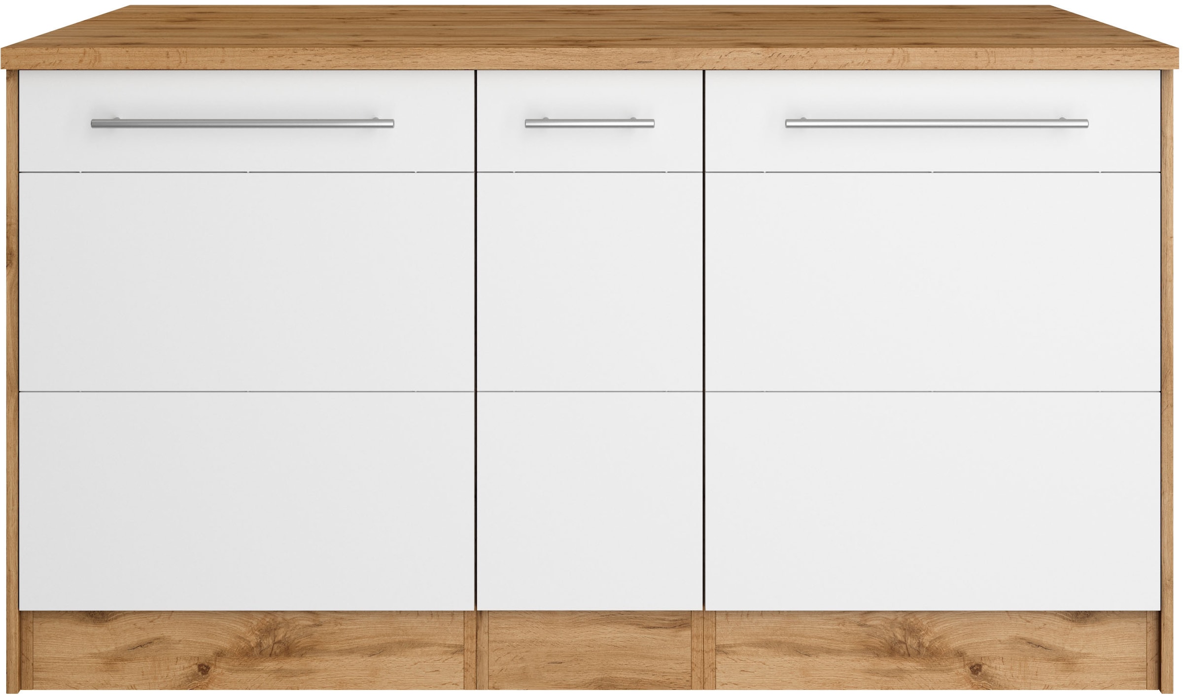HELD MÖBEL Kücheninsel »Wien«, Breite 153 cm, MDF-Fronten, Flaschenregal