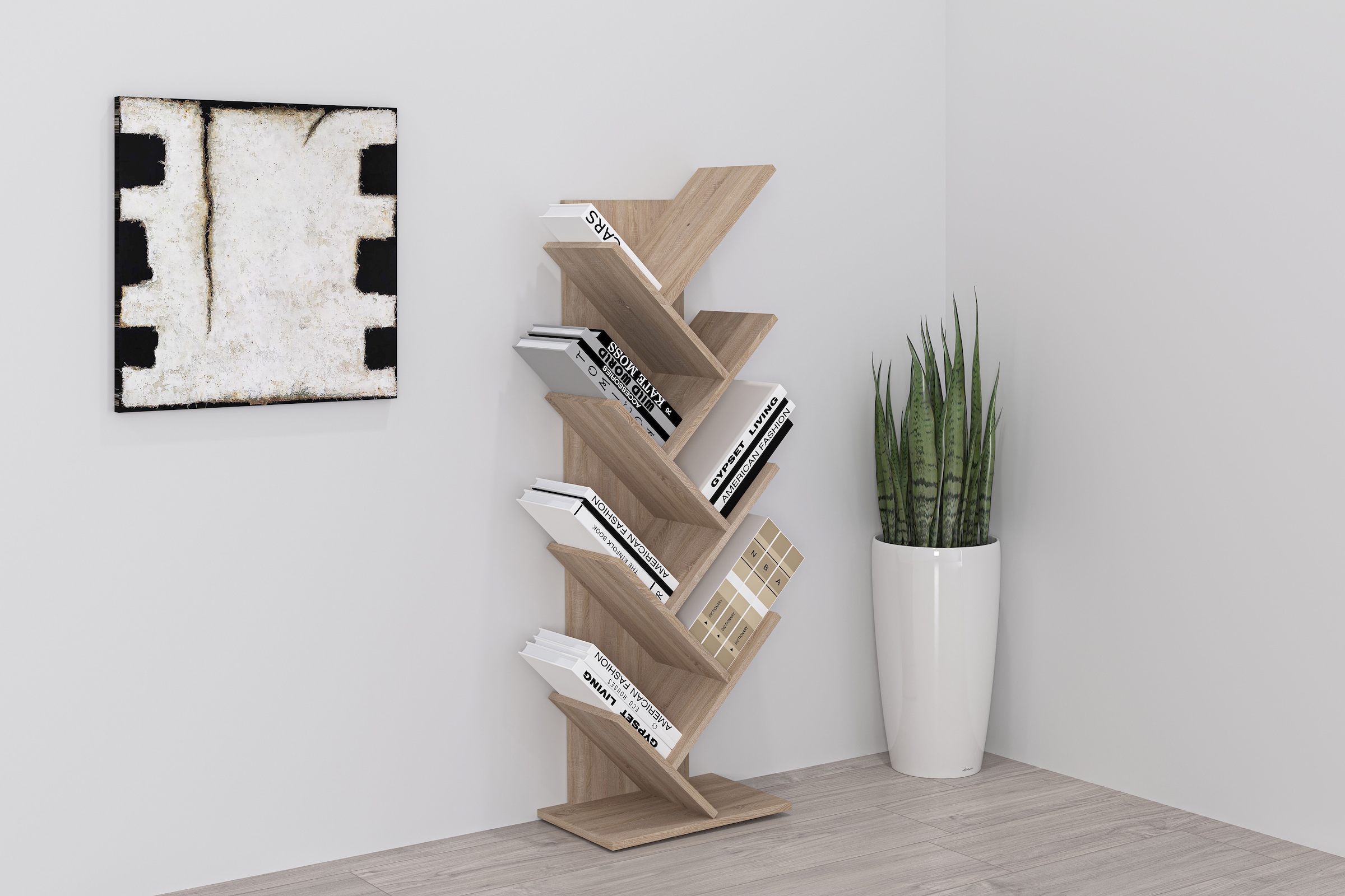 FMD Wandregal "Büchen 1" Regal, Buchständer, Aufbewahrungsmöglichkeit, 125 günstig online kaufen