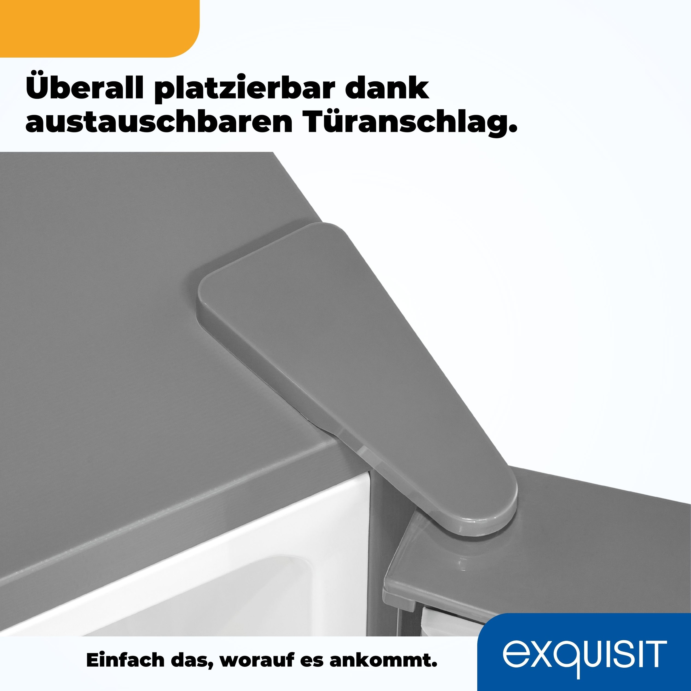 exquisit Vollraumkühlschrank »KS320-V-H-040D inoxlook«