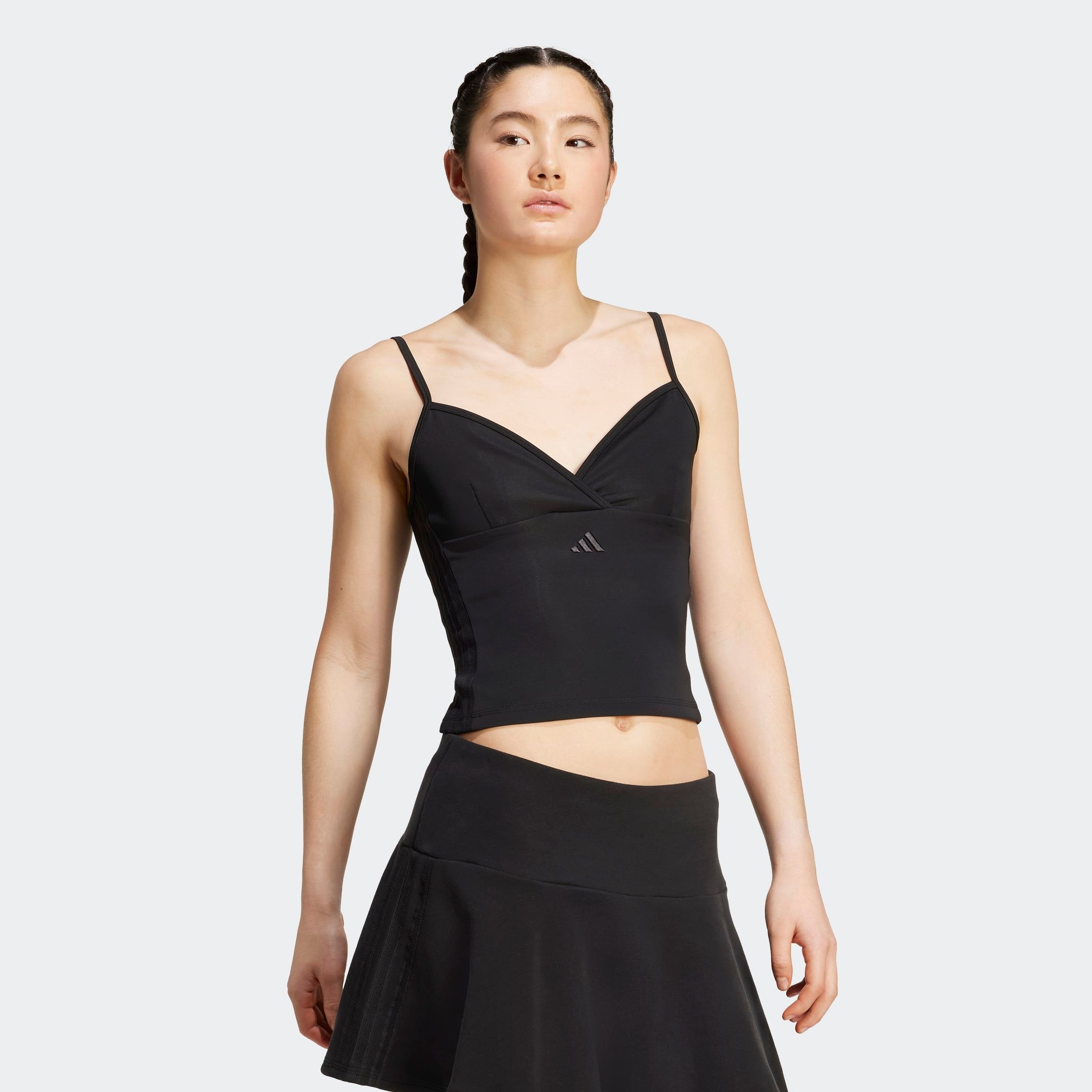 adidas Sportswear Tanktop "W CO TK" figurnahe Schnittform, mit V-Ausschnitt günstig online kaufen