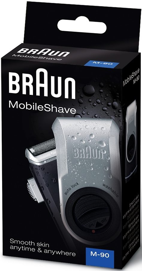 Braun Elektrorasierer »M90«, PocketGo Reiserasierer kaufen | MobileShave BAUR Langhaartrimmer