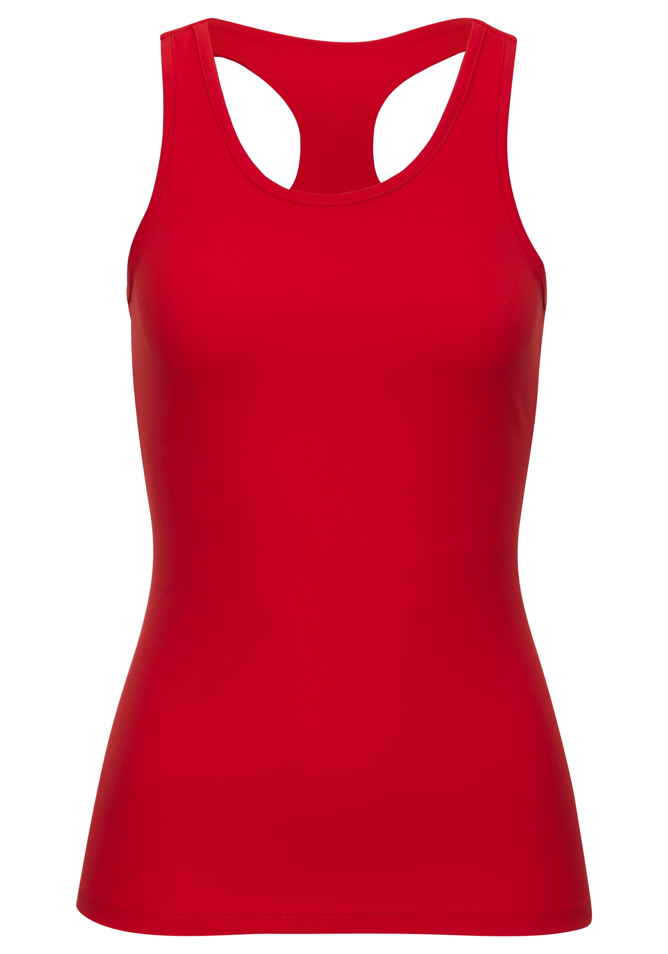 LASCANA ACTIVE Sporttop, mit Racerback und Logo-Badge