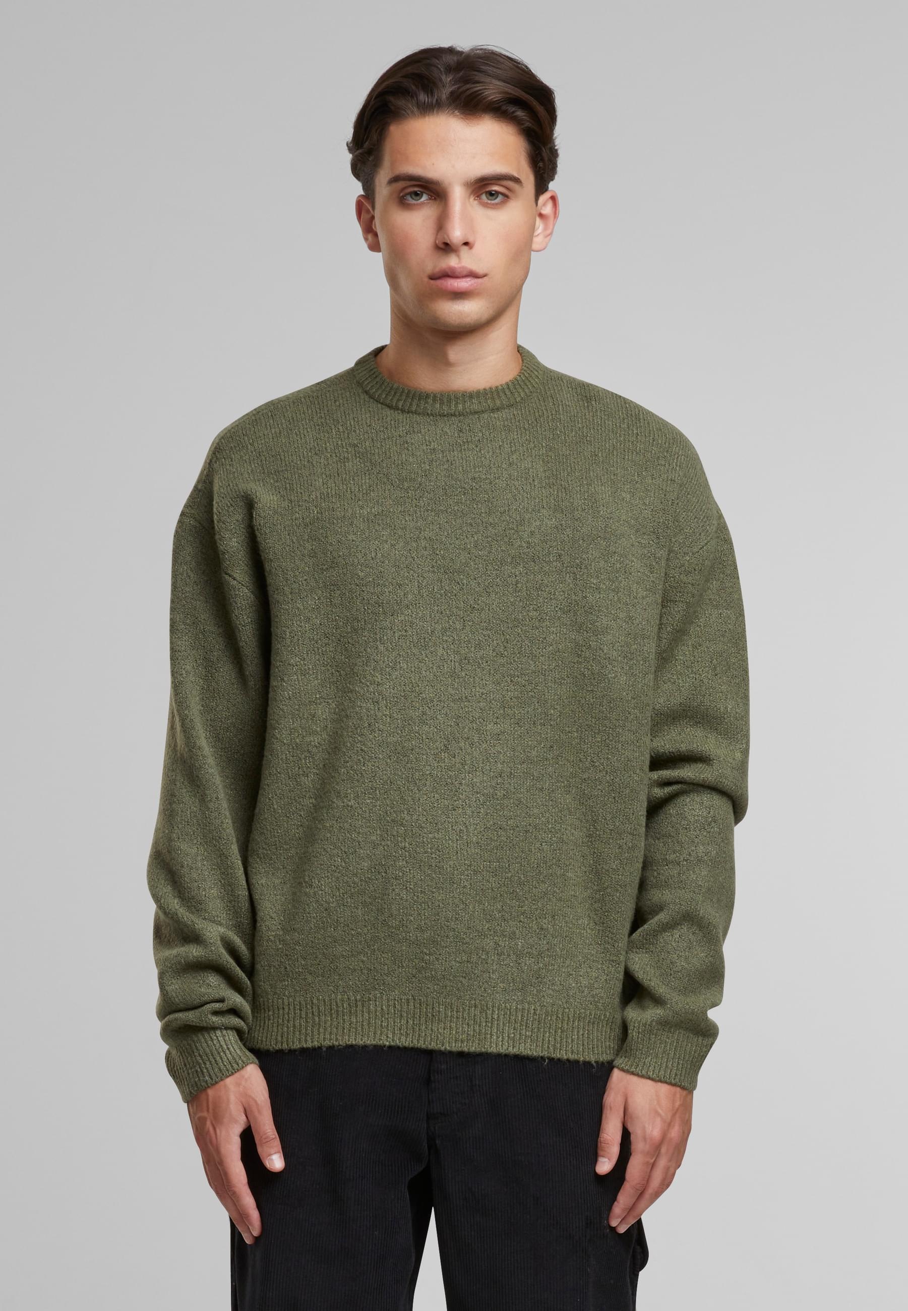 URBAN CLASSICS Rundhalspullover »Urban Classics Herren Oversized Chunky Sweater«, (1 tlg.)