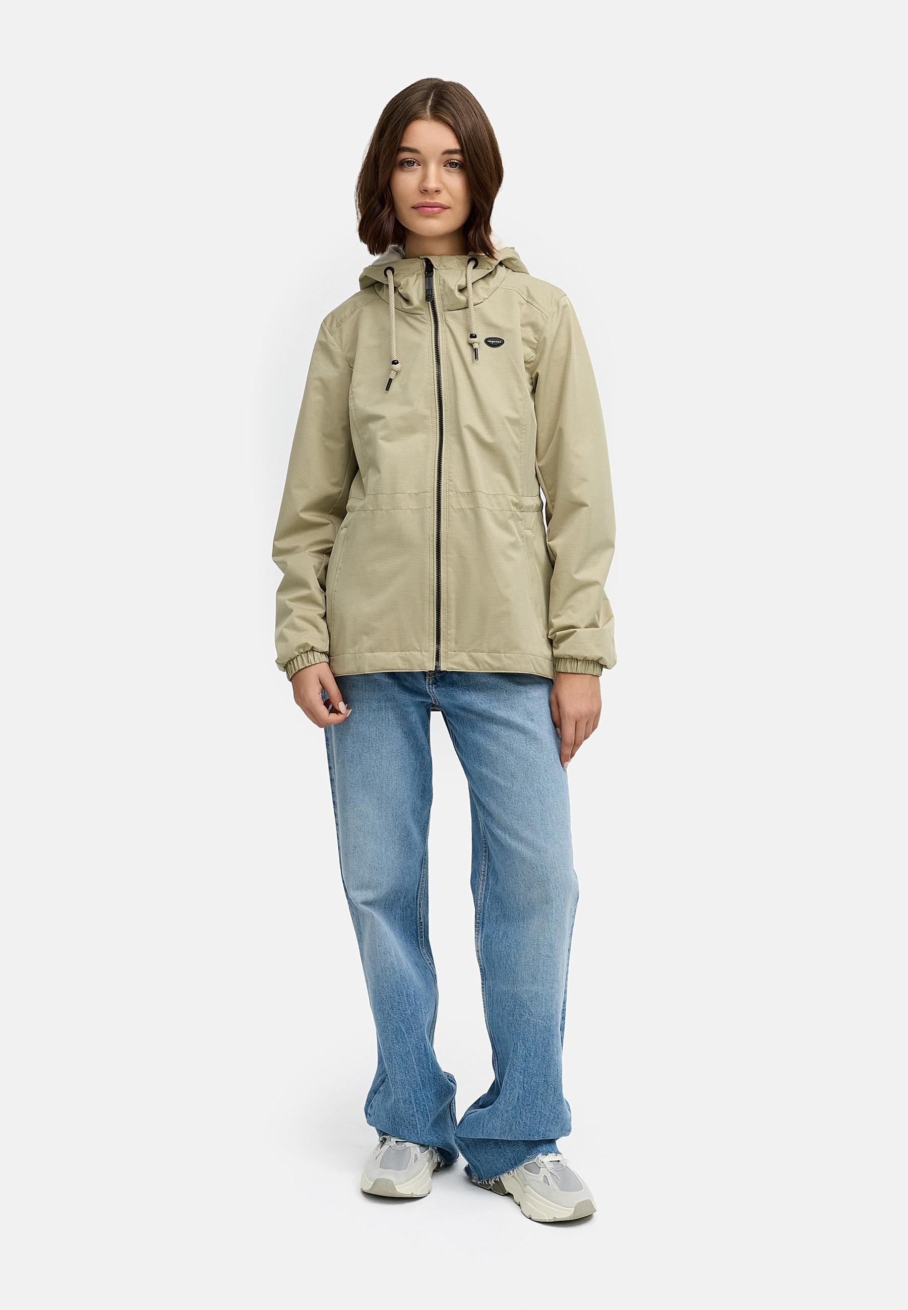 Ragwear Outdoorjacke »Dankka Tech« mit Kapuze Stylische Damen Übergangsjacke aus wasserdichtem Material