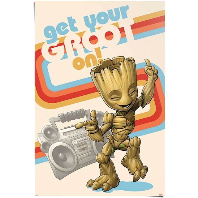 Reinders! Poster »Get your Groot on Guardians of the Galaxy - Baby Groot -  Ich bin Groot«, (1 St.) kaufen | BAUR