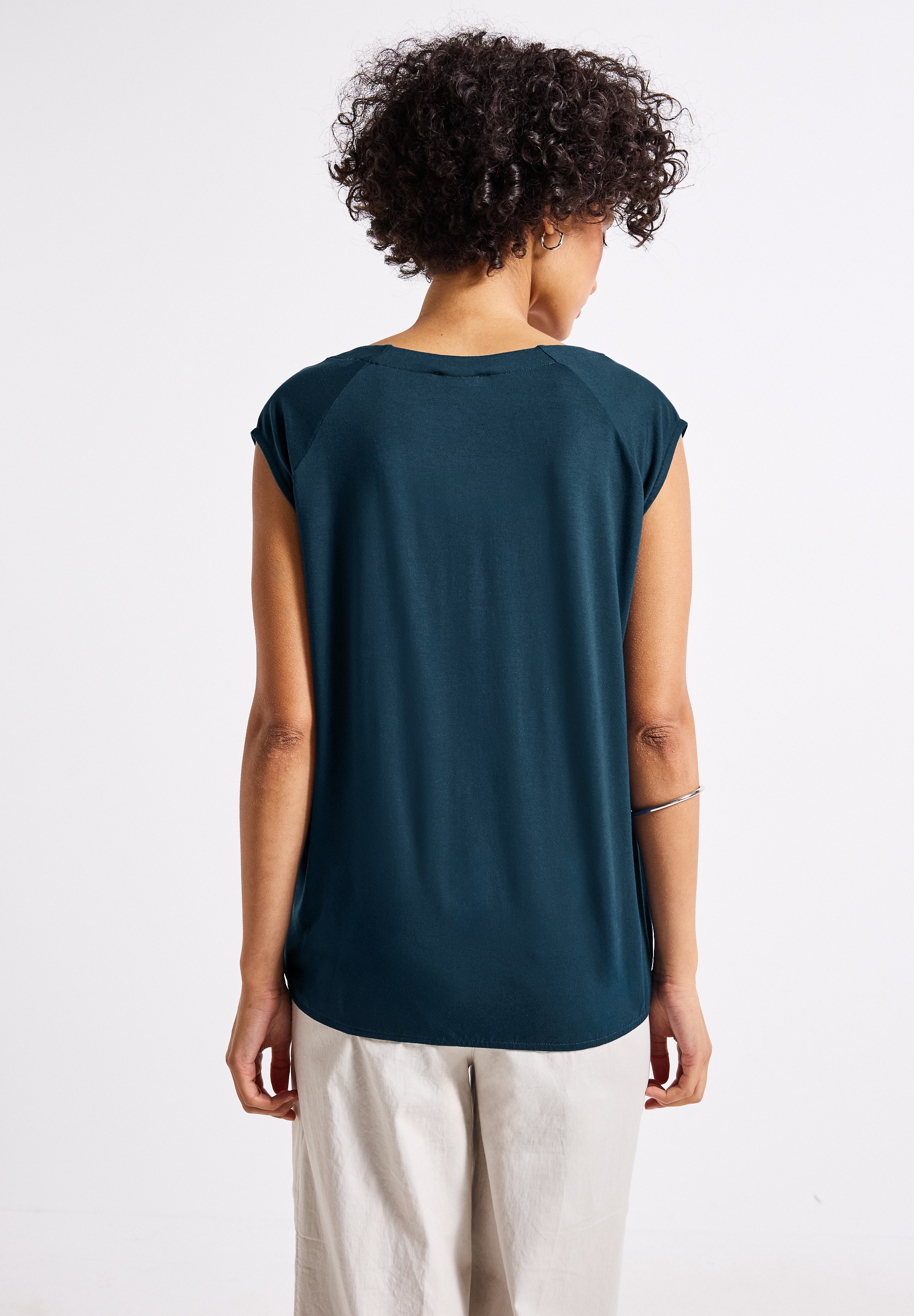 STREET ONE Tanktop, aus Jersey in Unifarbe