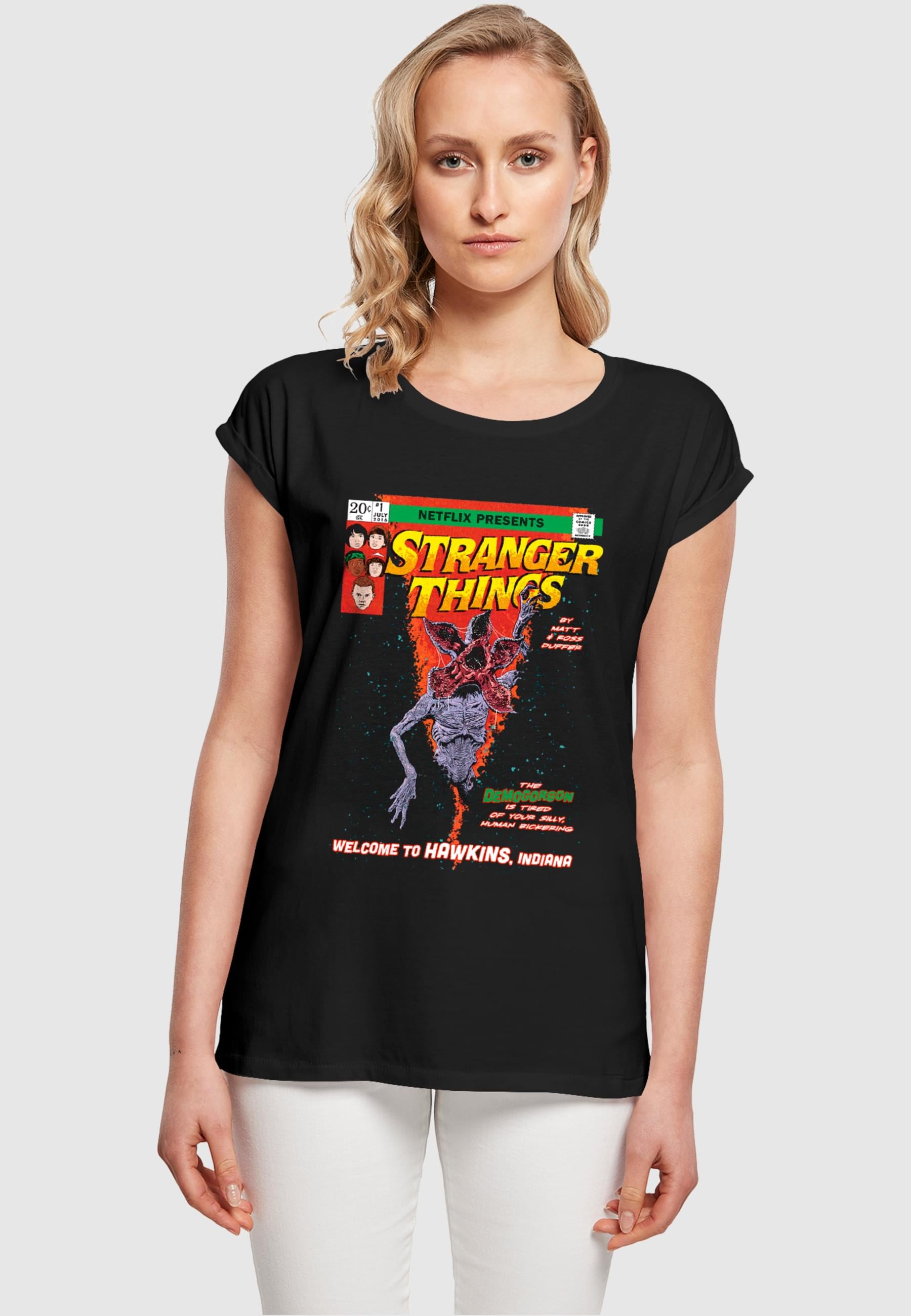 ABSOLUTE CULT T-Shirt "ABSOLUTE CULT Damen Ladies Stranger Things - Comic C günstig online kaufen