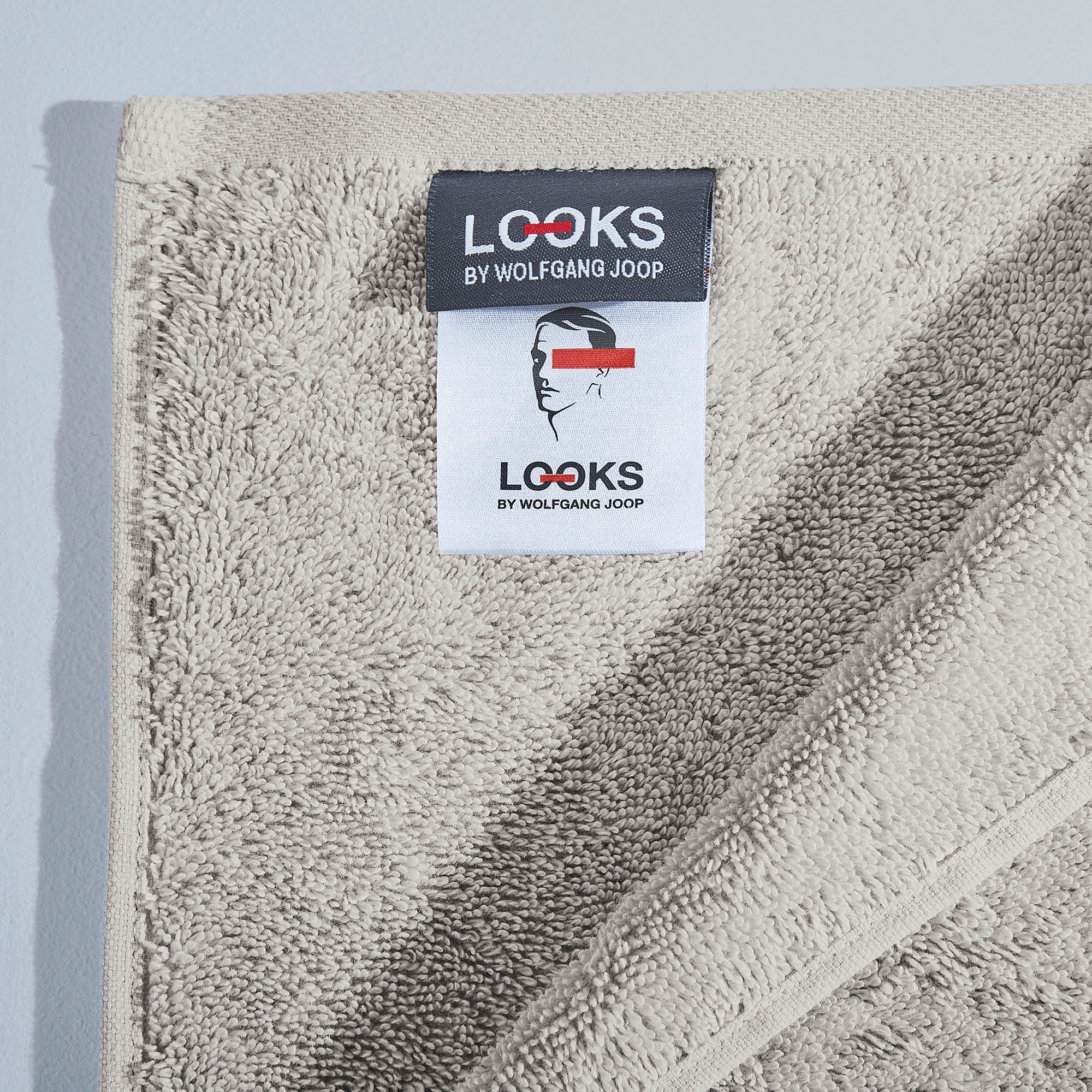 LOOKS by Wolfgang Joop Handtuch »LOOKS«, (1 St., Handtuch 50 x 100 cm), mit Logobestickung