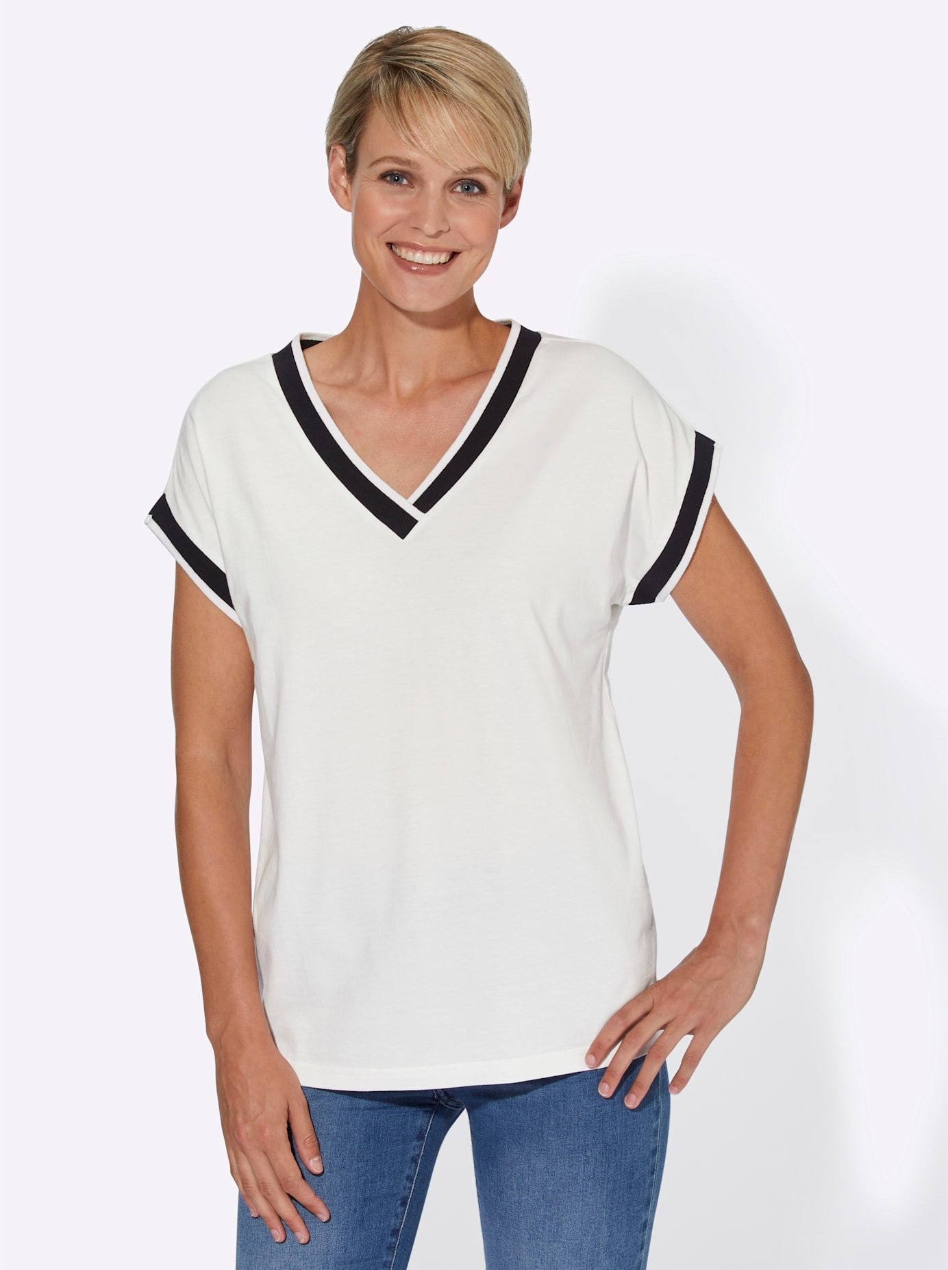 Classic Basics Kurzarmshirt "Kurzarm-Shirt", (1 tlg.)