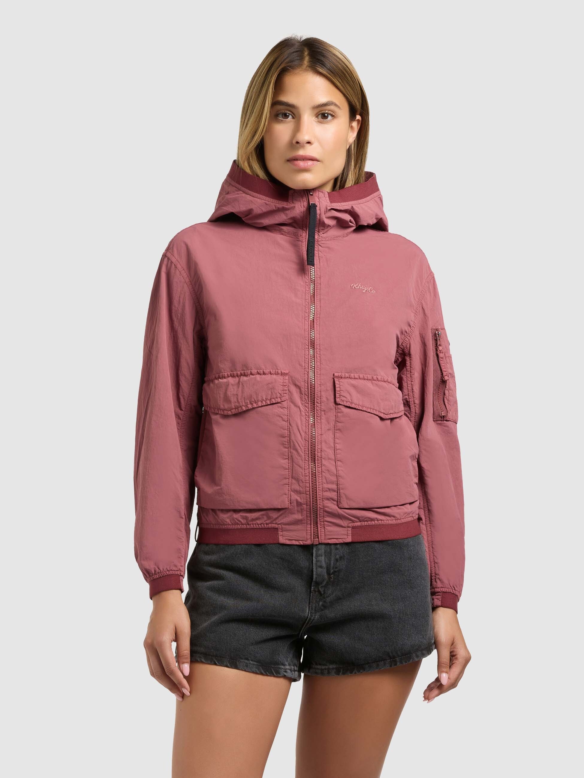 khujo Blouson "VONA" mit Kapuze günstig online kaufen