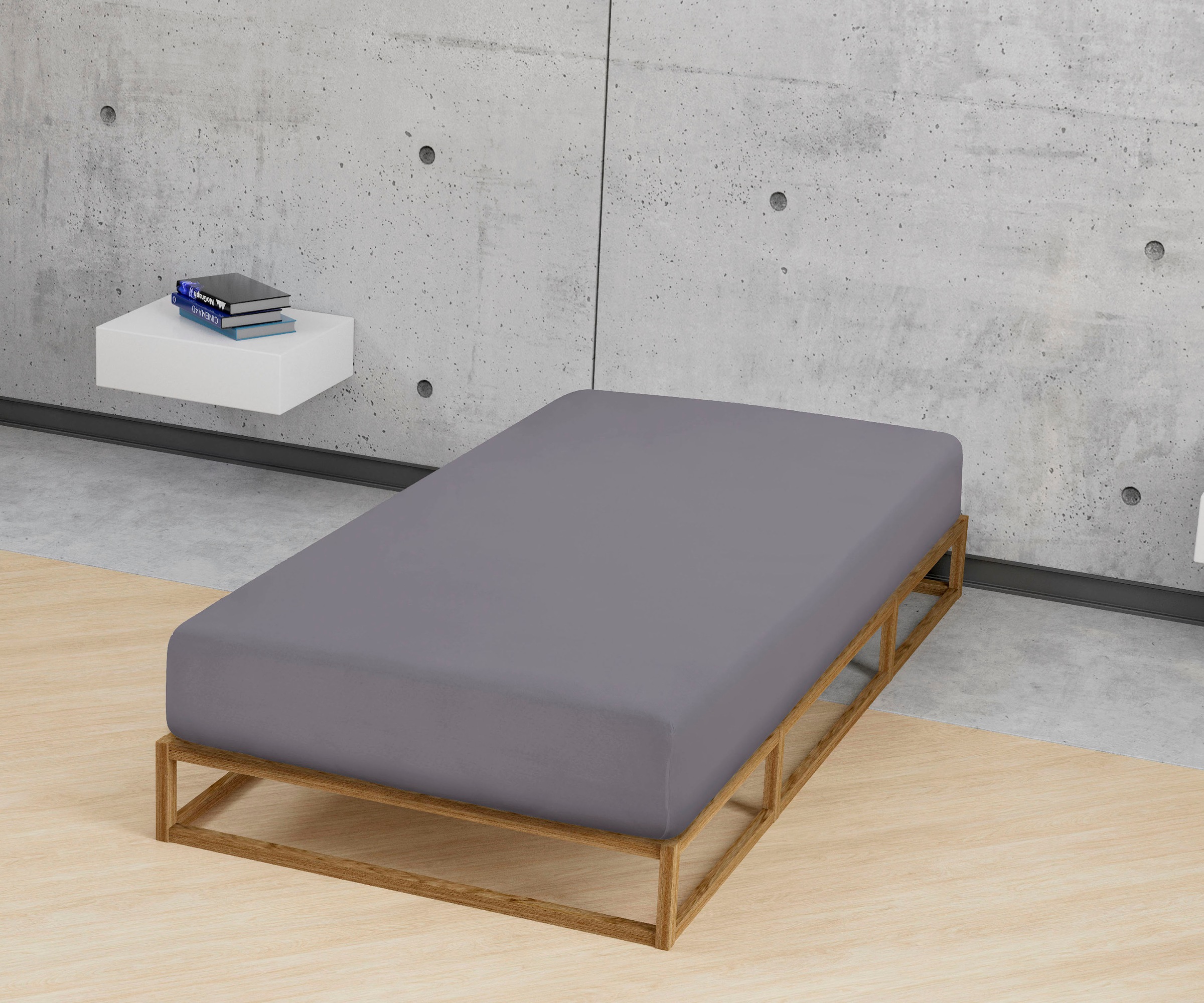 Biberna Spannbettlaken "Leila" Bettlaken aus 100% Baumwolle, für Matratzenh günstig online kaufen