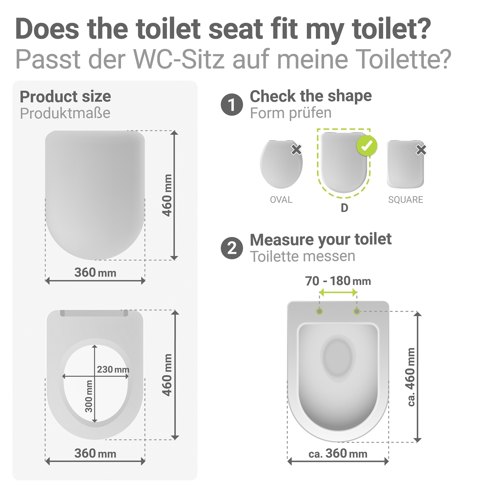 WENKO WC-Sitz »Galati«