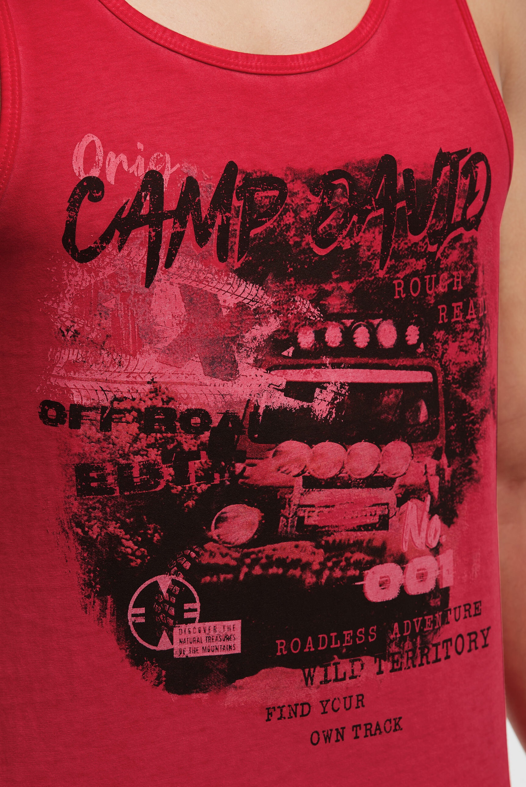 CAMP DAVID Tanktop aus Baumwolle