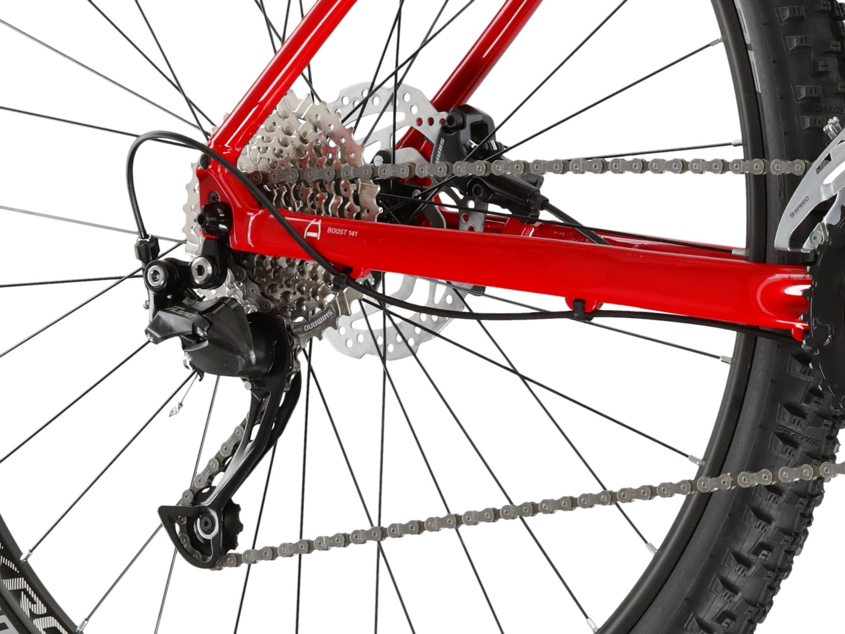 Kross Mountainbike »KROSS MTB Hardtail Level 3.0 29" rot 18 Gänge«, 18 Gang, Shimano, ALIVIO M3100 Schaltwerk, Kettenschaltung