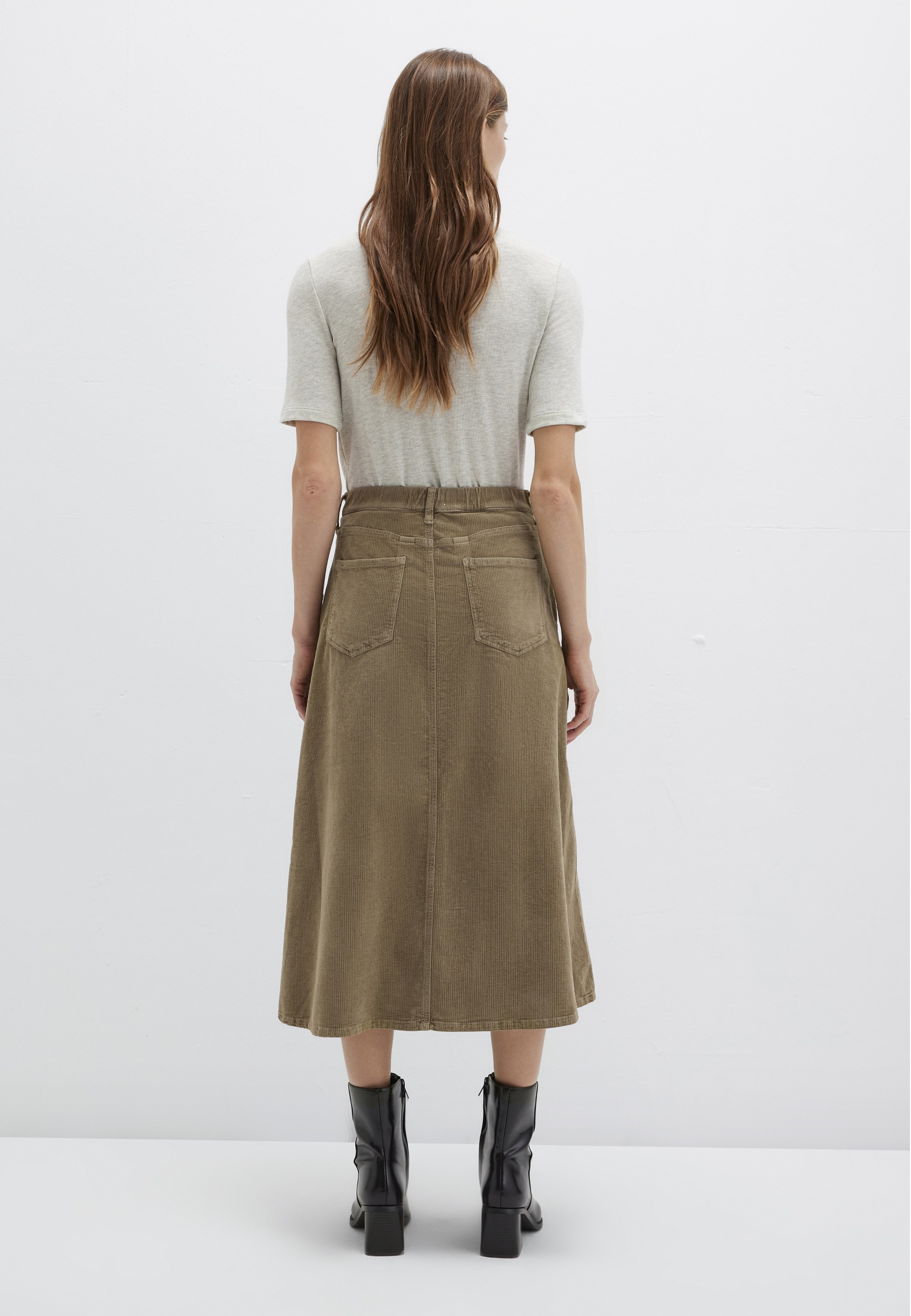 Mavi Maxirock »KAELI« Midi Flared Skirt