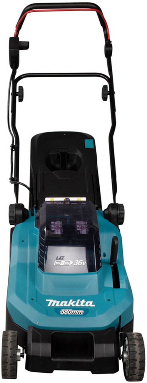 Makita Akkurasenmäher »DLM382PM2«, mit 2 Akkus 18V/4Ah LXT und Doppel-Schnellladegerät