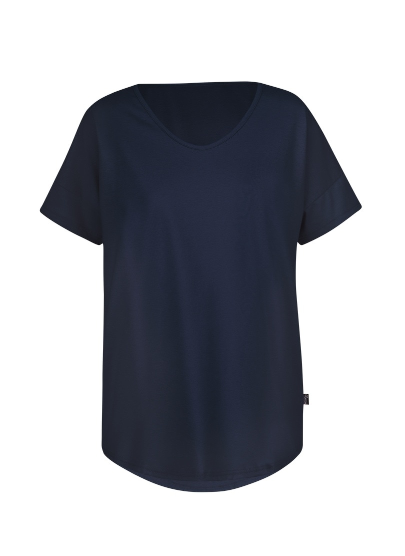 Trigema T-Shirt »TRIGEMA Oversized T-Shirt mit V-Ausschnitt« 1 Stk.