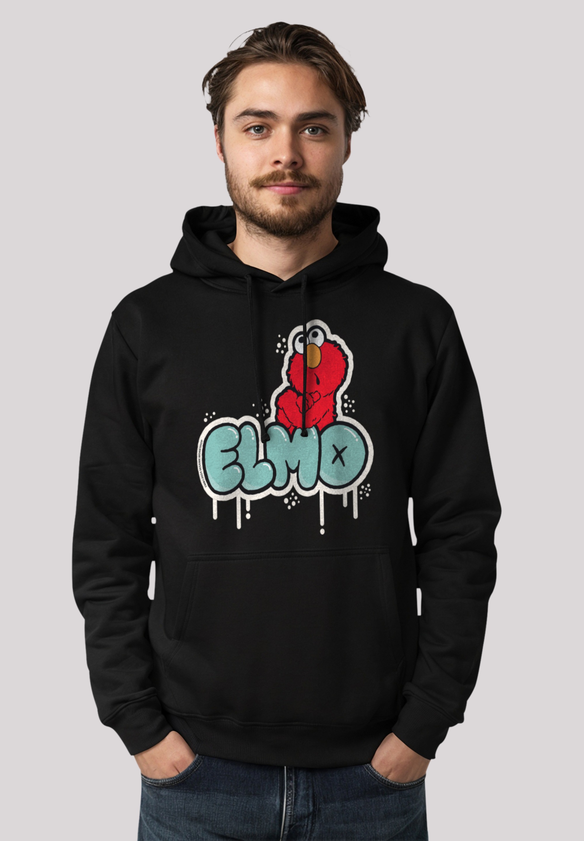 F4NT4STIC Kapuzenpullover "Sesamstraße Elmo Graffiti", Premium Qualität,Nos günstig online kaufen