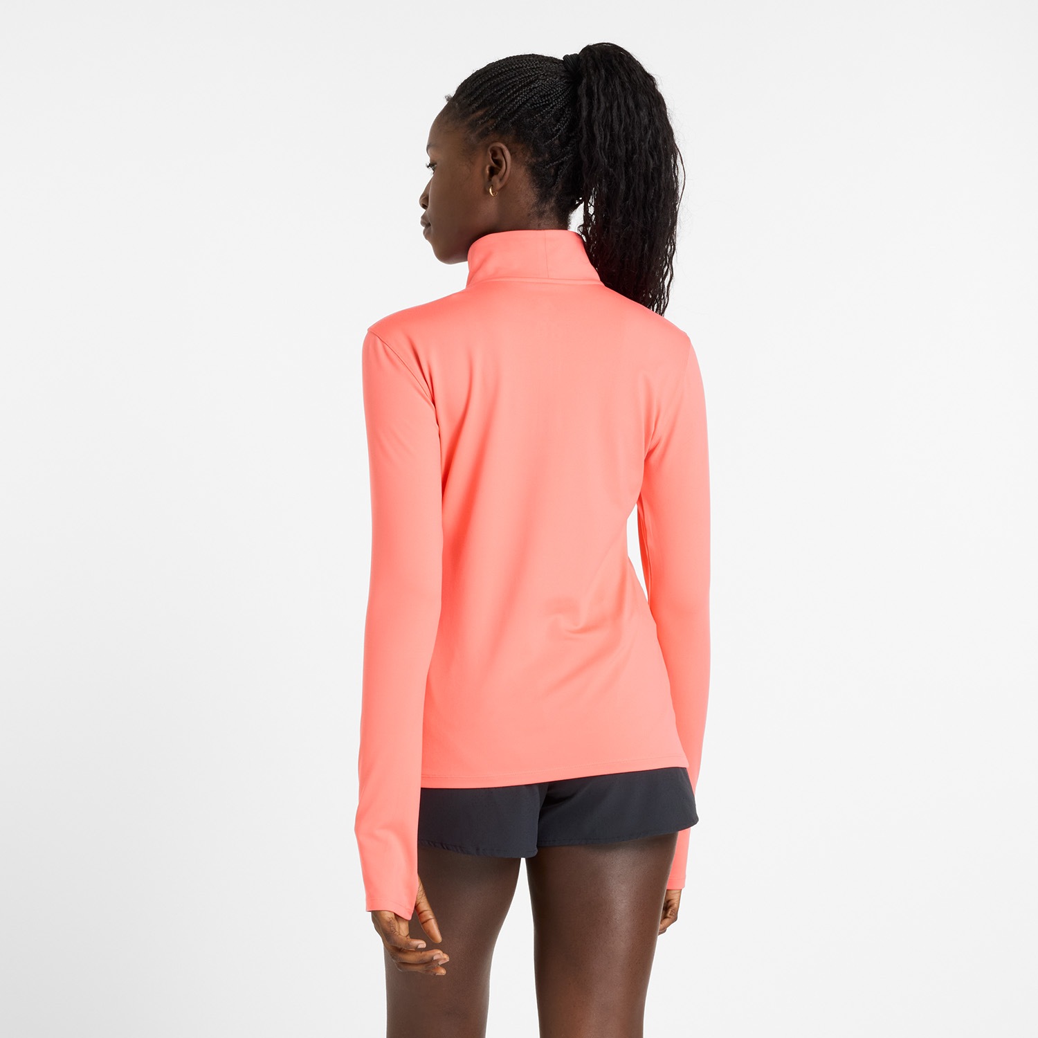 New Balance Laufshirt "Sport Essentialspace Dye Quarter Zip PINK TAFFY" günstig online kaufen