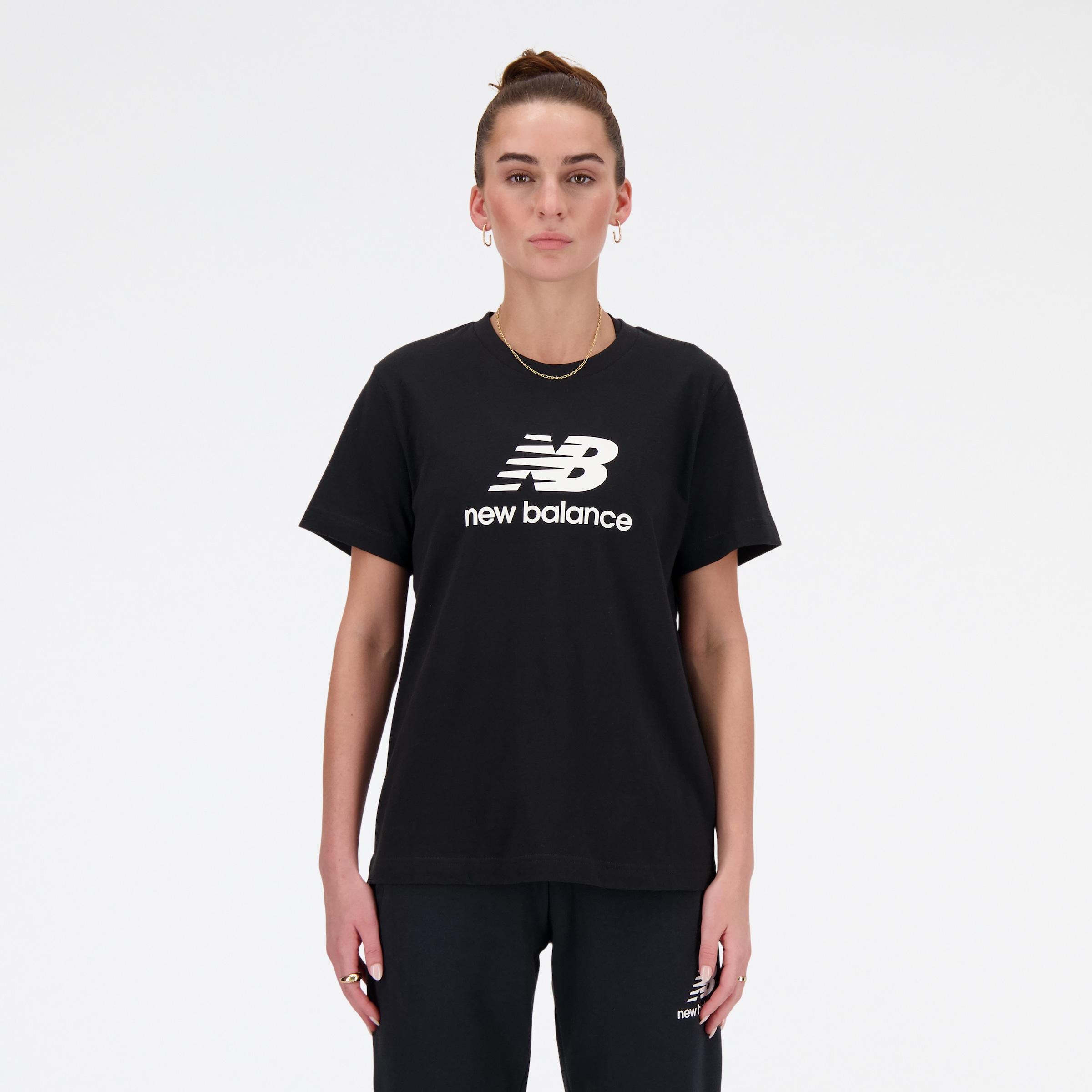 New Balance T-Shirt "SPORT ESSENTIALS JERSEY LOGO T-SHIRT" Kurzarm, Rundhal günstig online kaufen