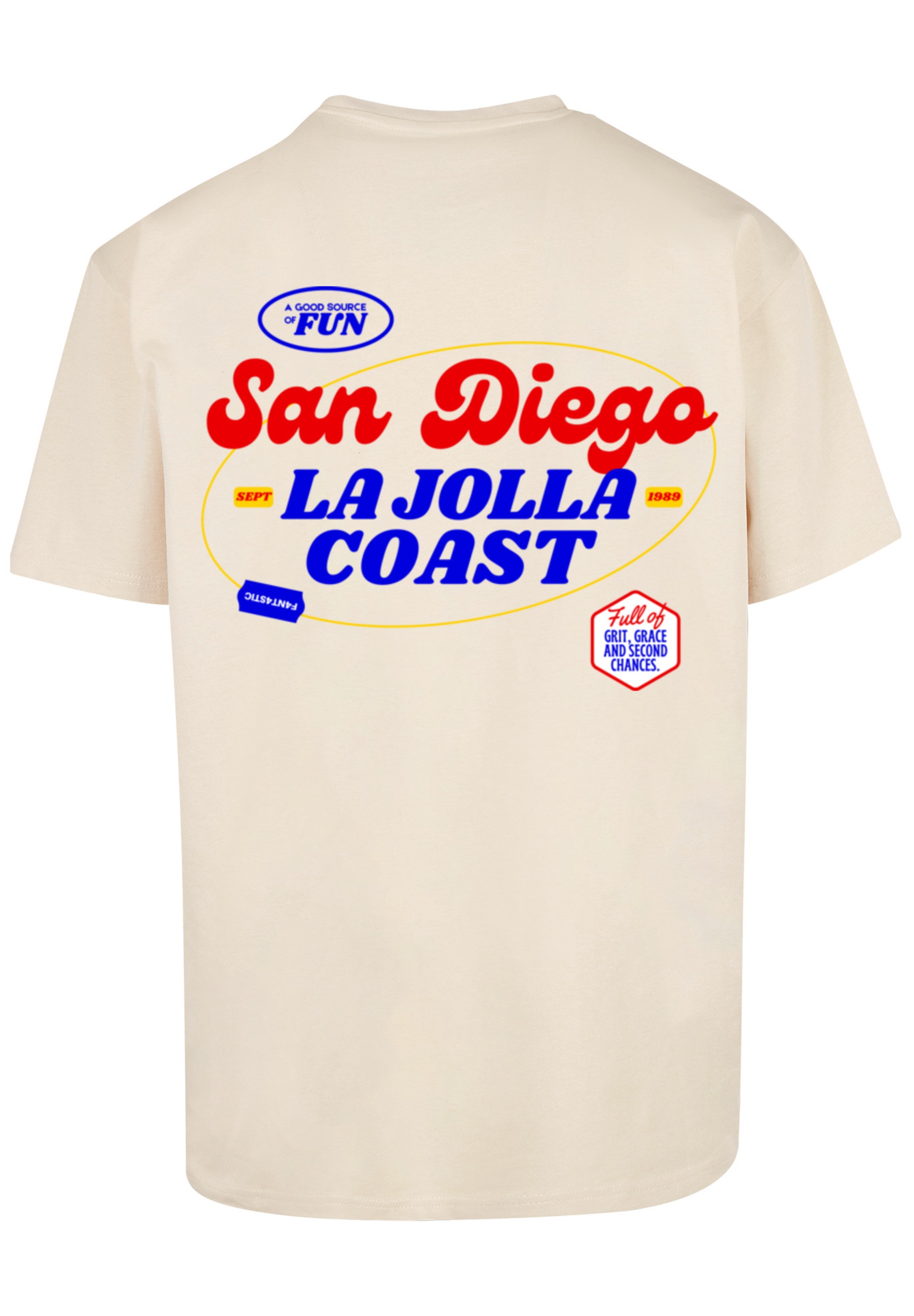 F4NT4STIC T-Shirt »San Diego OVERSIZE TEE« Print