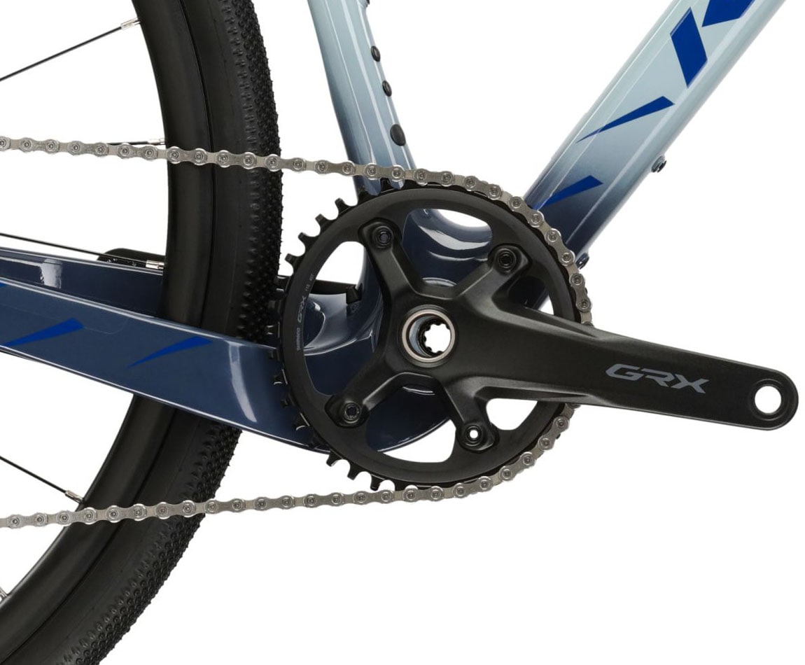 Kross Gravelbike »KROSS Gravelbike Esker 7.0 28" blau 11 Gänge«, 11 Gang, Shimano, GRX RX812 Schaltwerk, Kettenschaltung