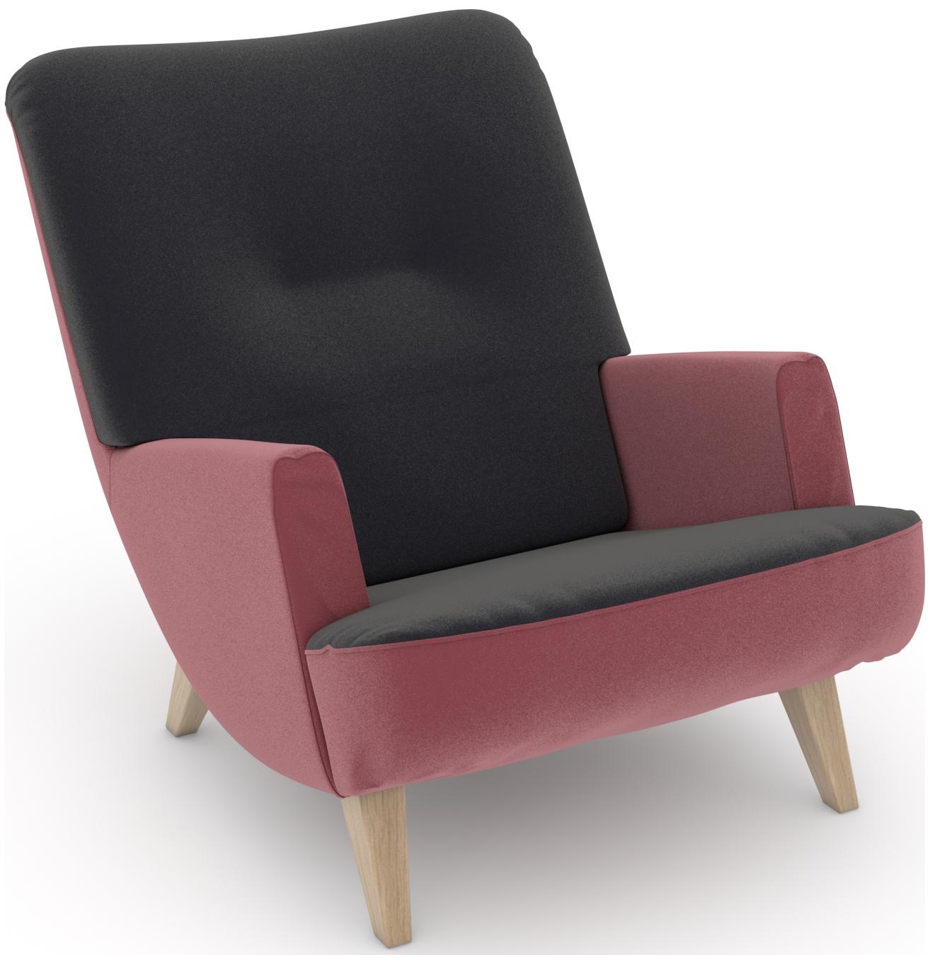 Loungesessel »build-a-chair Borano«, im Retrolook, zum Selbstgestalten