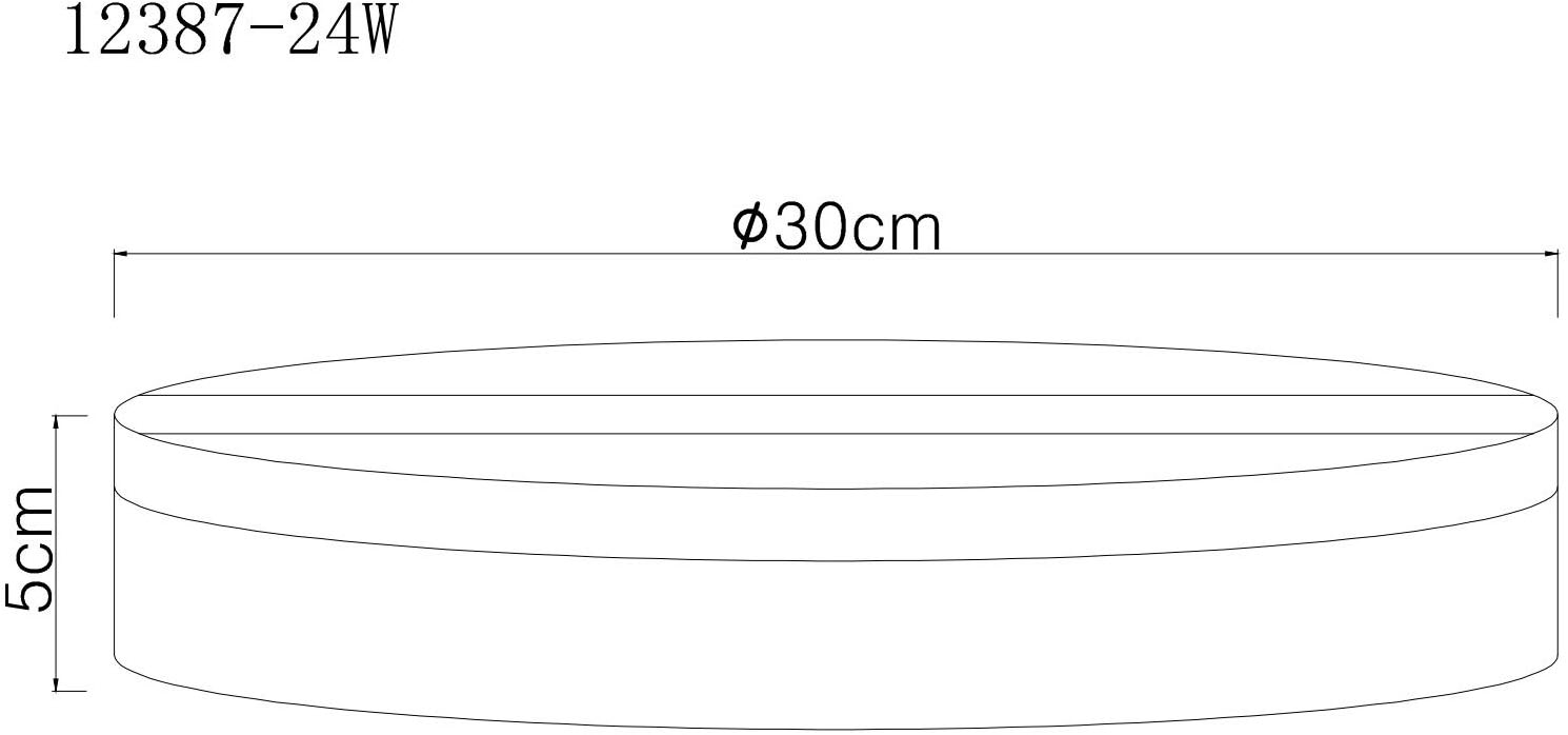 GLOBO LIGHTING Deckenleuchte »MATTHEW« LED-Modul 1 Stk. Warmweiß Deckenlampe weiß Kunststoff opal 4000K ø: 300mm