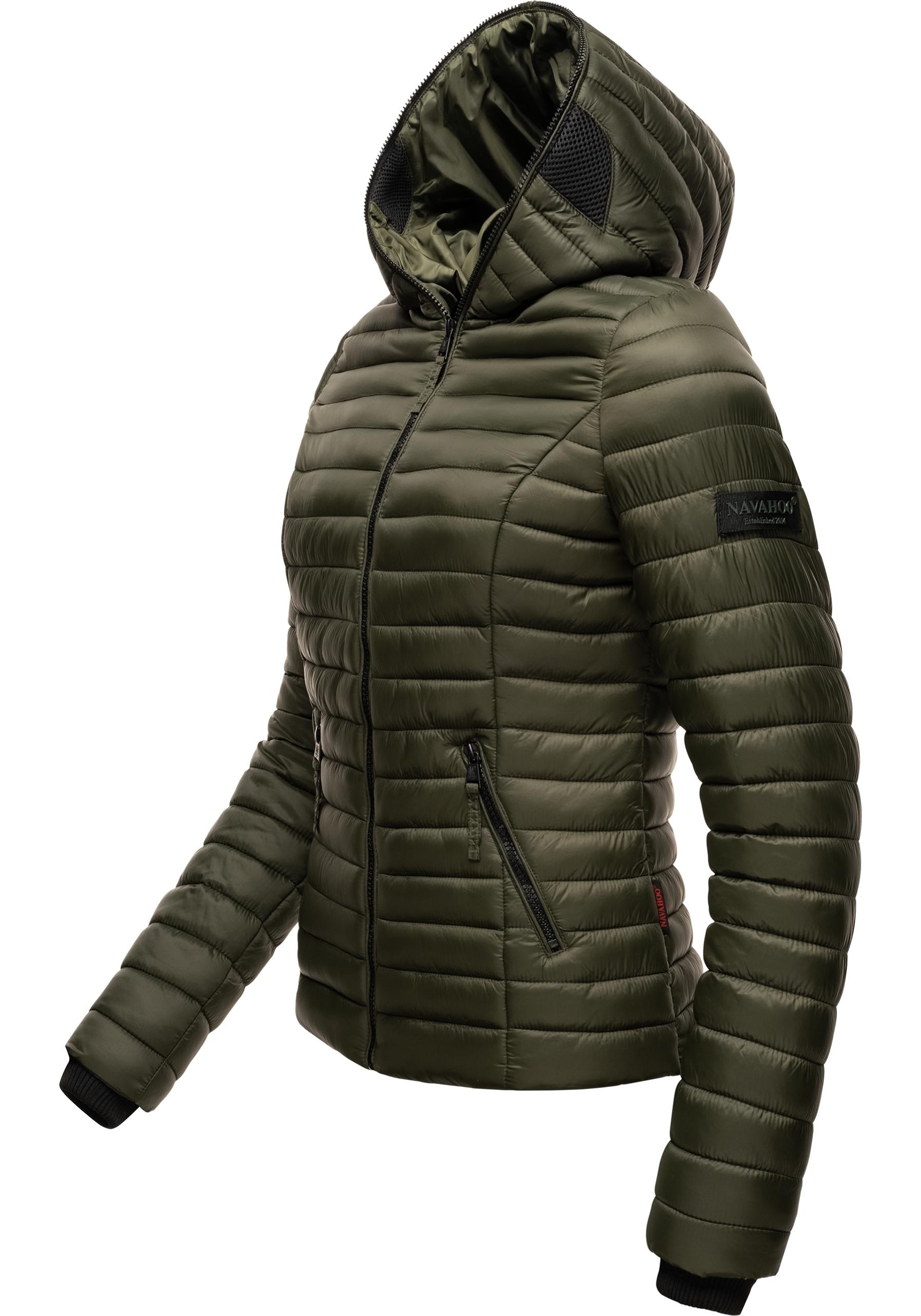 Navahoo Steppjacke »Kimuk«, mit Kapuze, leichte Übergangsjacke mit Kapuze