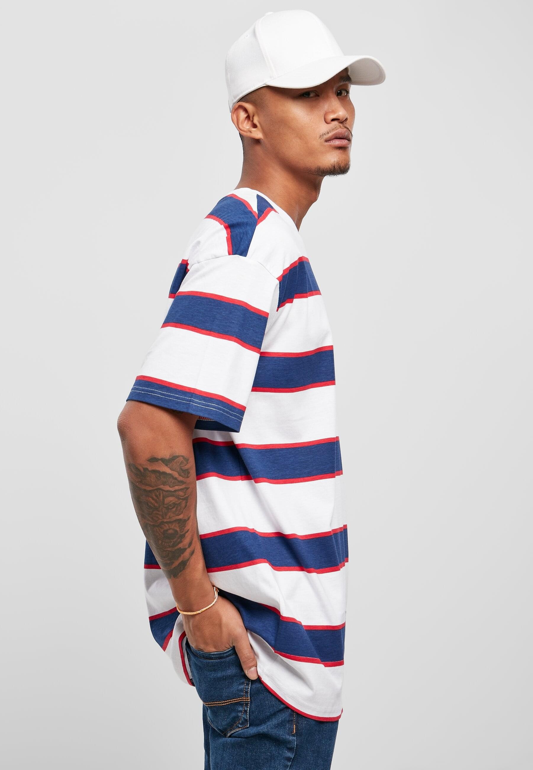 Starter Black Label T-Shirt »Starter Black Label Herren Starter Logo Striped Tee« 1 Stk. tlg.