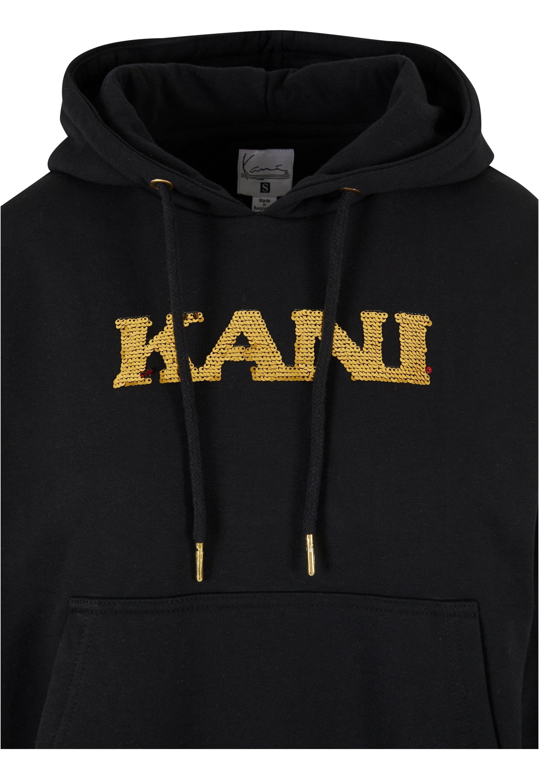 Karl Kani Kapuzenpullover »Karl Kani Damen KW213-059-1 Retro Sequins OS Hoodie black«, (1 tlg.)