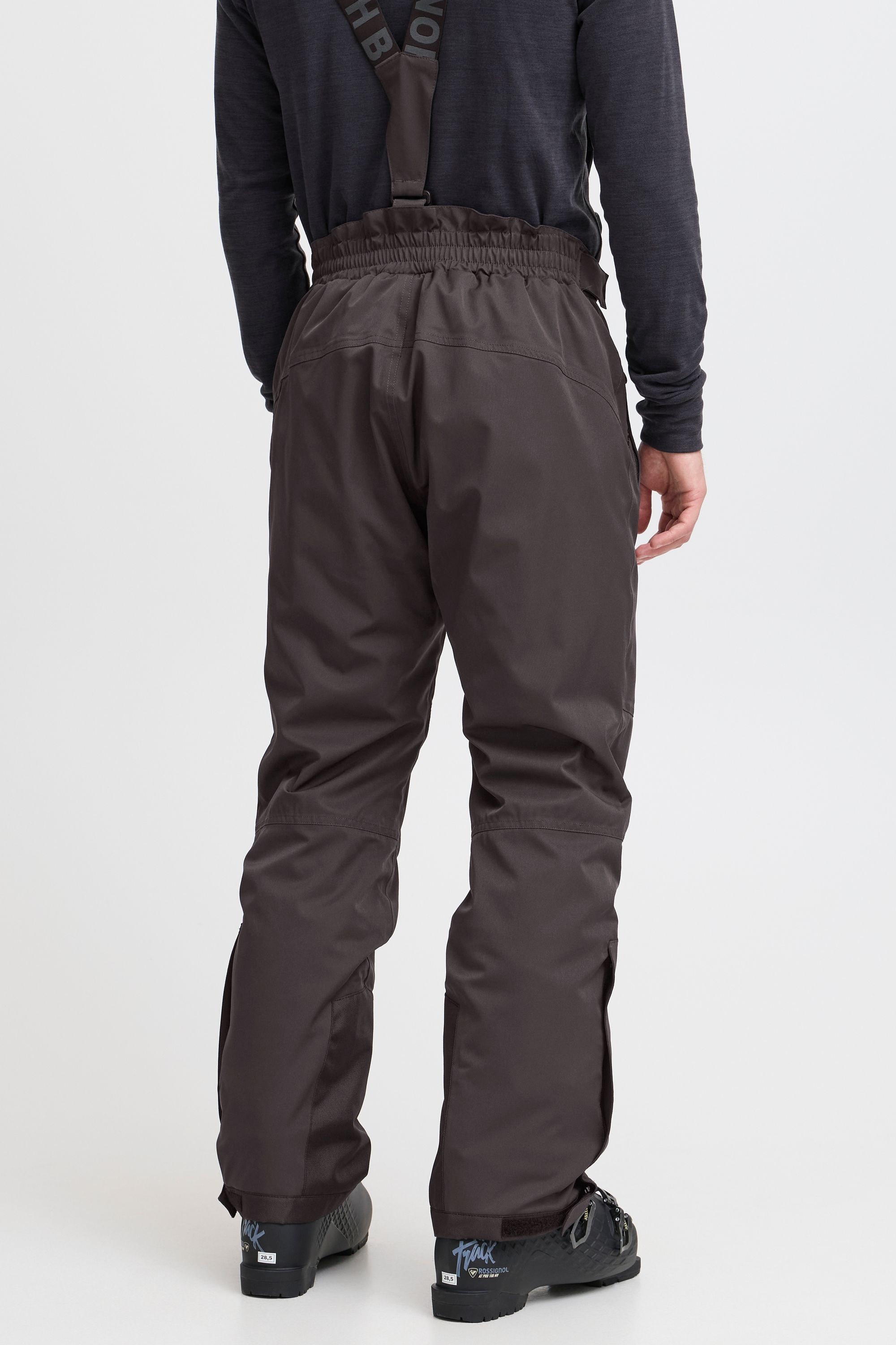 Skihose NORTH BEND "Skihose NBGilles M", Herren, Gr. L, N-Gr, grau (phantom), Obermaterial: 94% Polyester PES. 6% Elasthan EL., unifarben, regular fit normal, Hosen Skihose 3