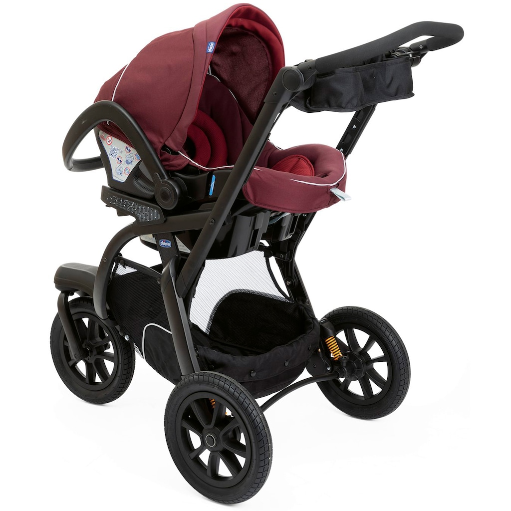 Chicco Kombi-Kinderwagen »Trio-System Activ3 Top, Burgund«, 15 kg