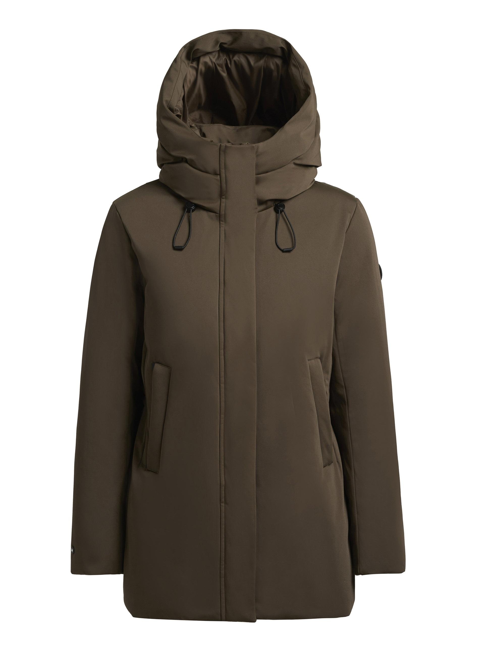 khujo Winterjacke »Palla-YM«, mit Kapuze, Damen Wintermantel mit verstellbarer Kapuze