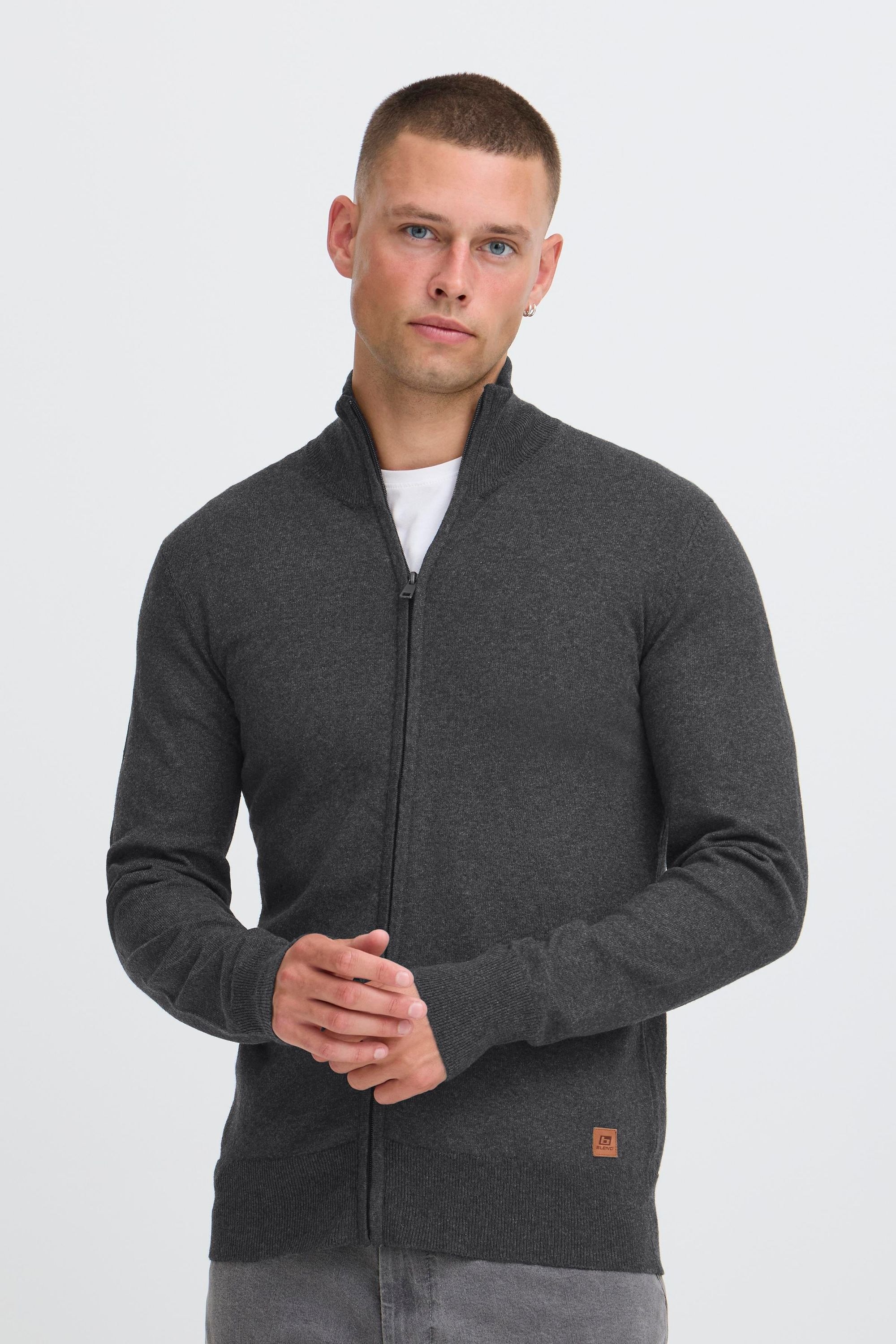 Blend Strickjacke "BHFippo", Stilvolle Strickjacke mit Reißverschluss günstig online kaufen