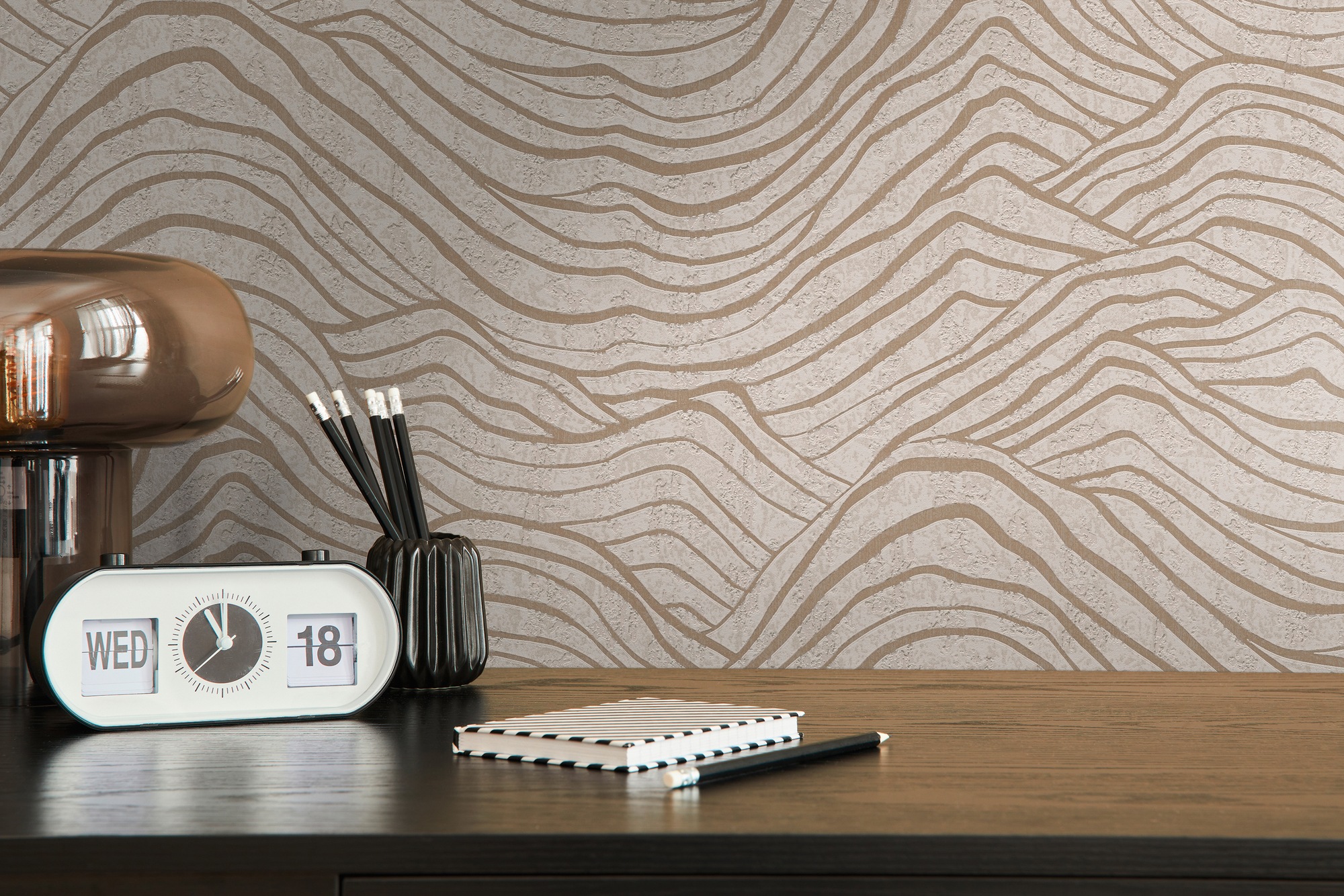 A.S. Création Vliestapete »Jade 2 3D-Tapete Mustertapete Metallic-Effekt 3D«, leicht glänzend, Vliestapete Grafik für Schlafzimmer Küche Wohnzimmer 3D Design modern