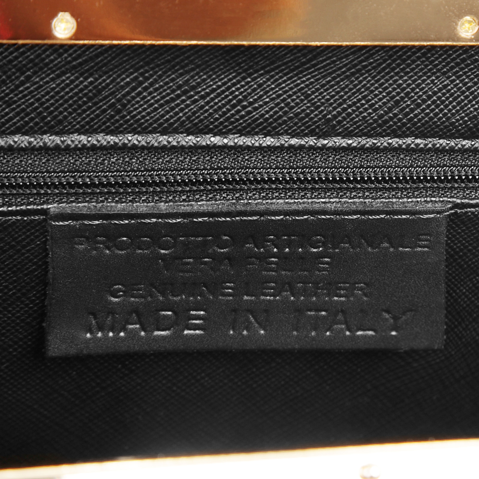 Cluty Umhängetasche, echt Leder, Made in Italy