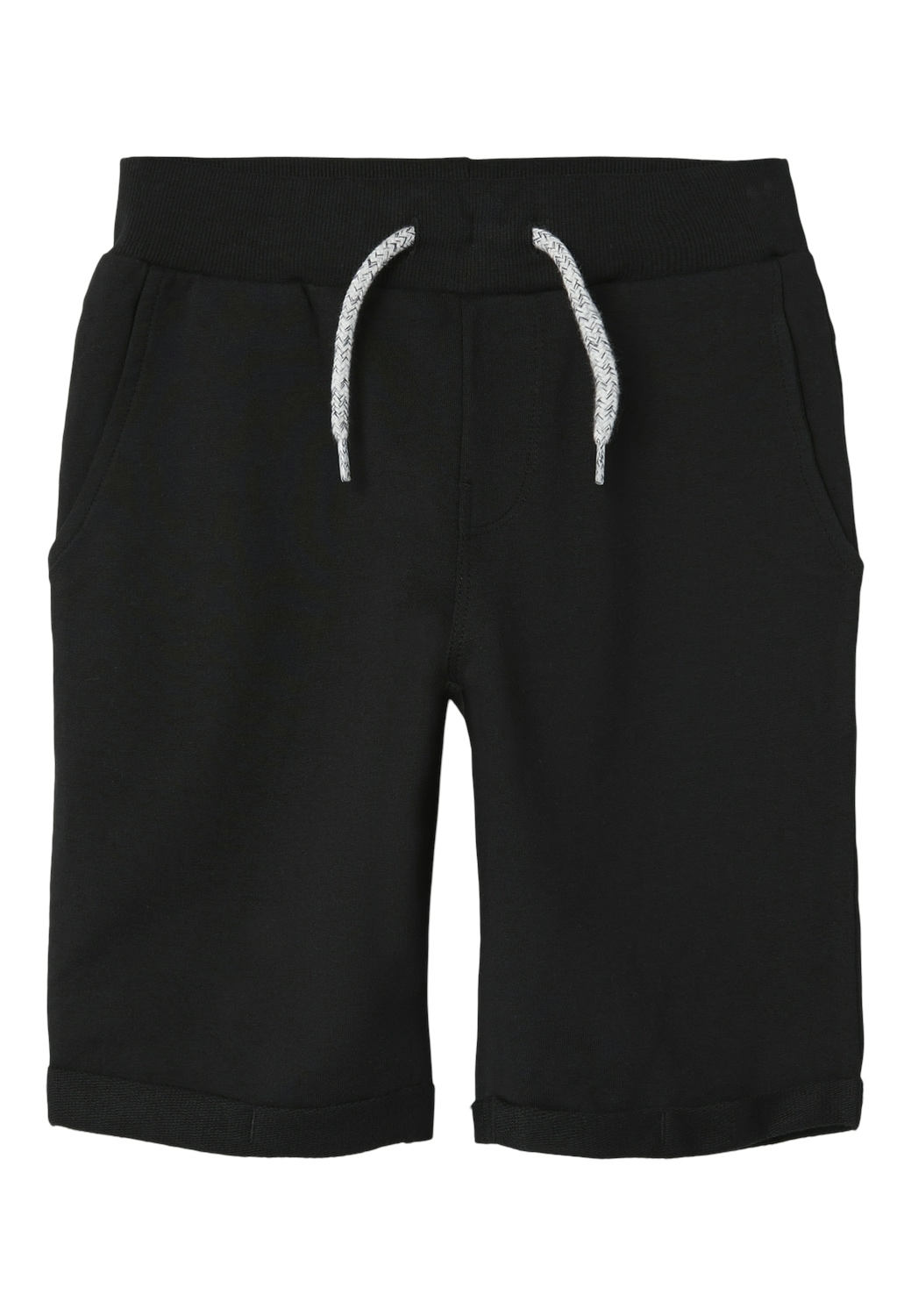 Thumbnail - Name It Sweatshorts "NKMVERMO LONG SWE SHORTS UNB F NOOS" Baumwolle, Umschlagsaum