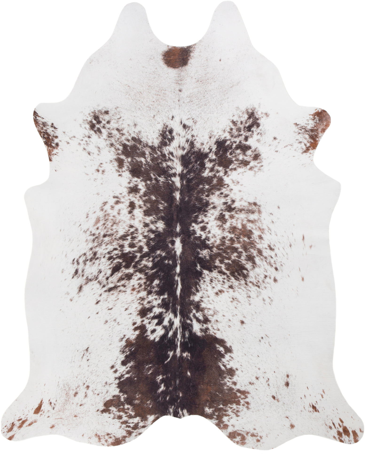 Andiamo Fellteppich "Amarillo" fellförmig 4 mm Höhe Kunstfell, gedruckte Ku günstig online kaufen