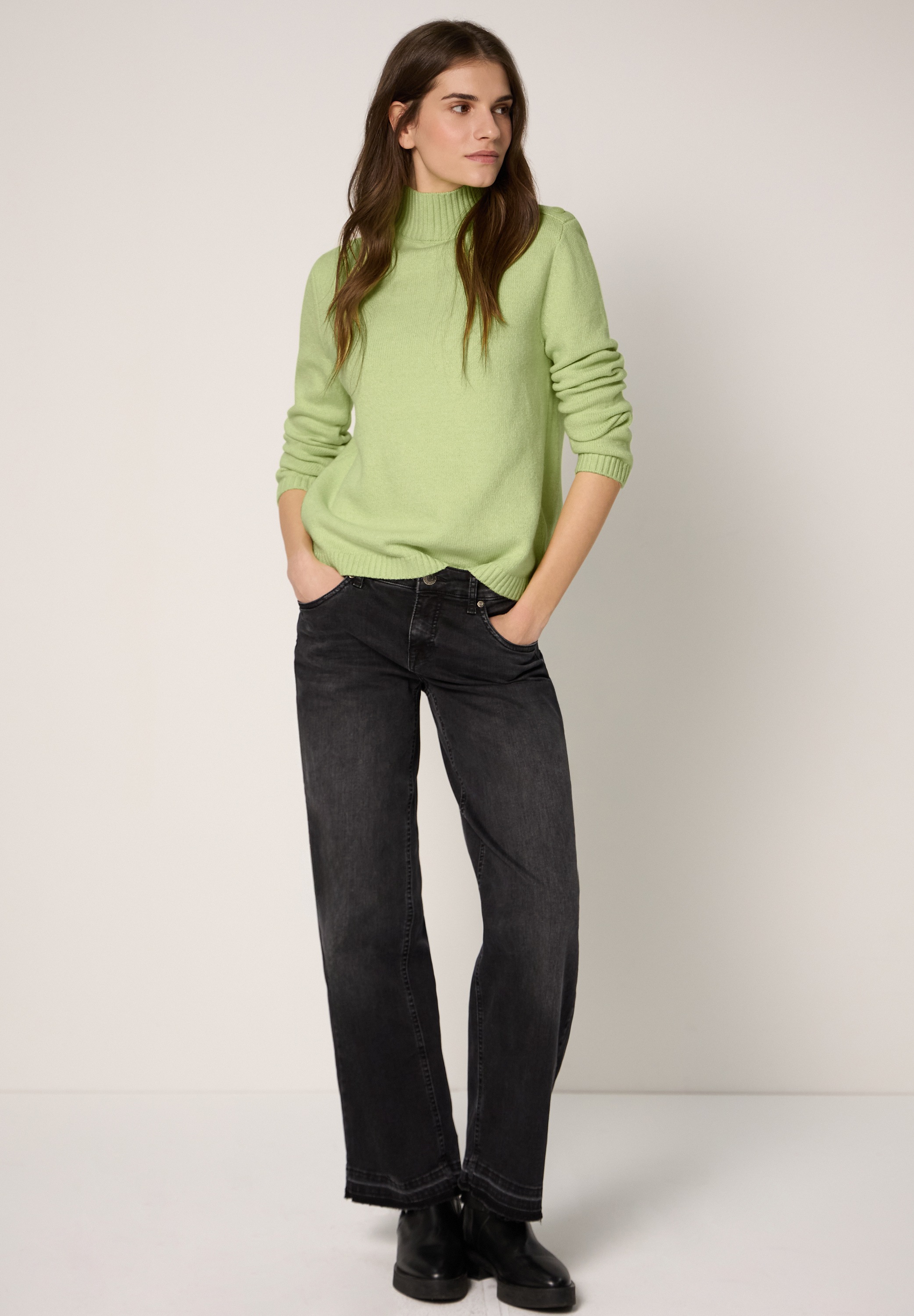 Thumbnail - STREET ONE STUDIO Strickpullover aus Feinstrick