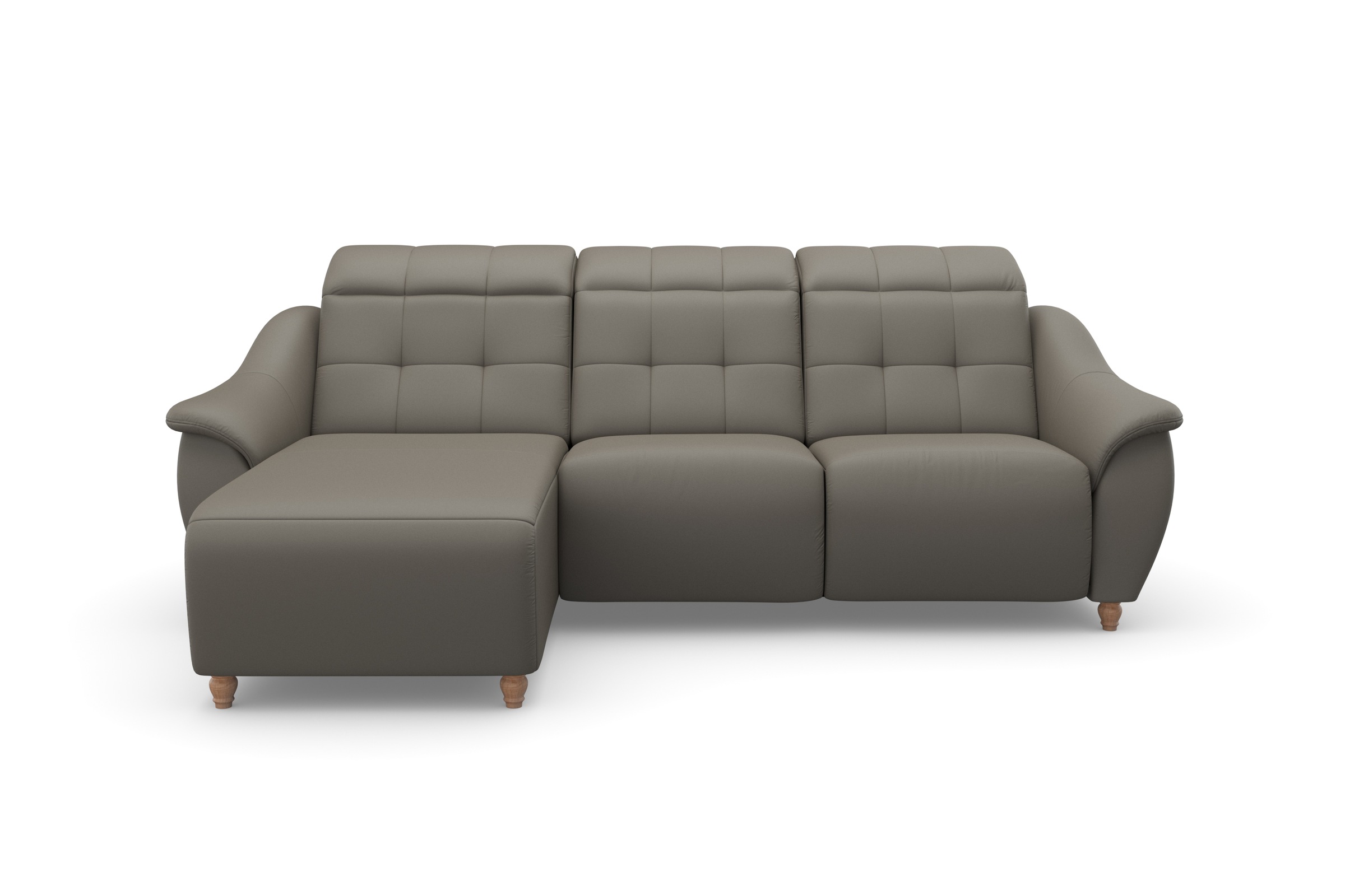 Home affaire Ecksofa "Boston L-Form" Kopfteilverstellung an jeder Sitzfläch günstig online kaufen