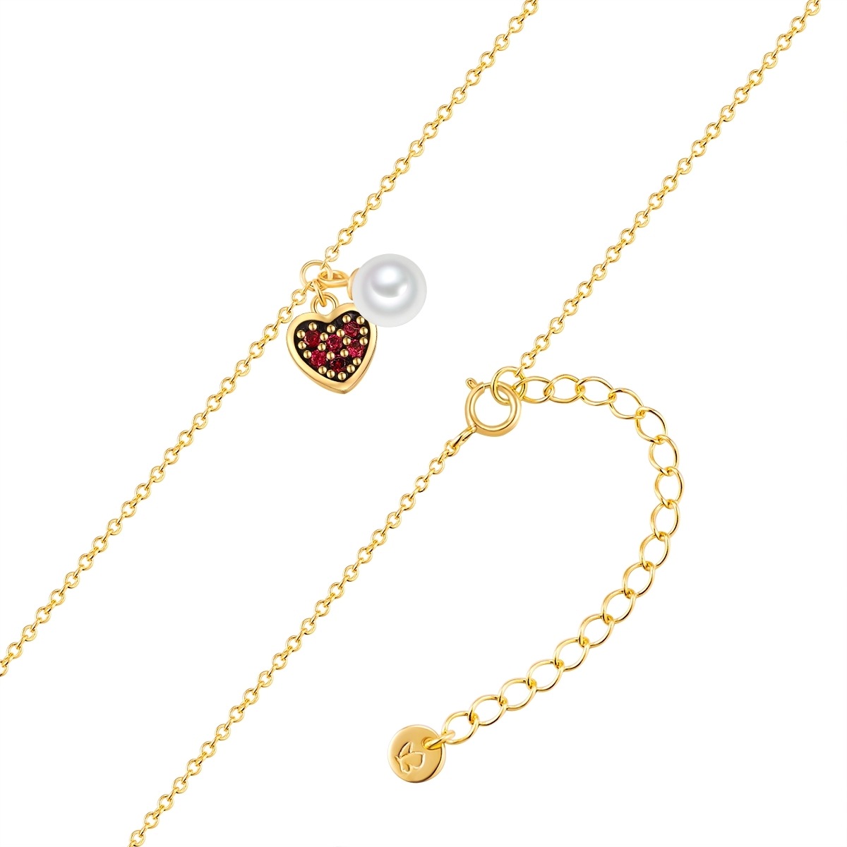 Glanzstücke München Kette mit Anhänger »GSM2203« aus Sterling Silber