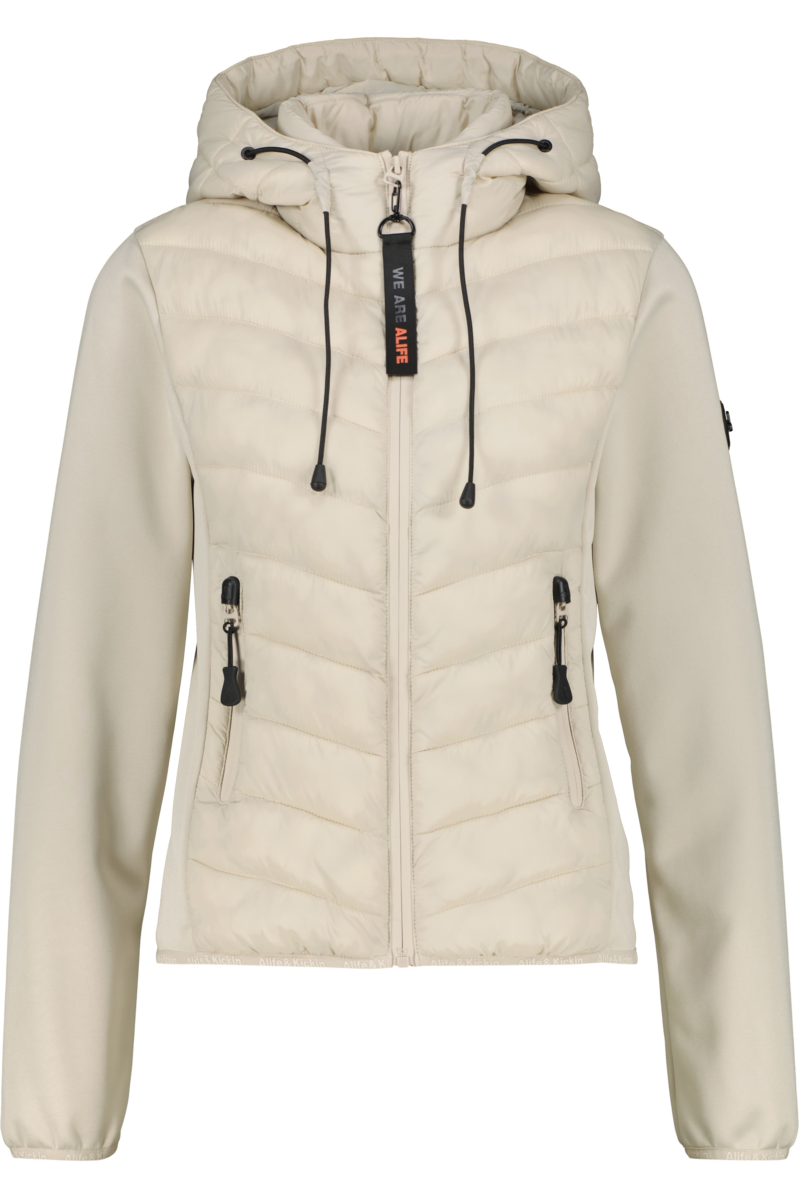 Alife & Kickin "Damen ZeliaAK A Übergangsjacke, Jacke" Gesteppte Front, verstellbare Kapuze, zwei Reißverschlusstaschen
