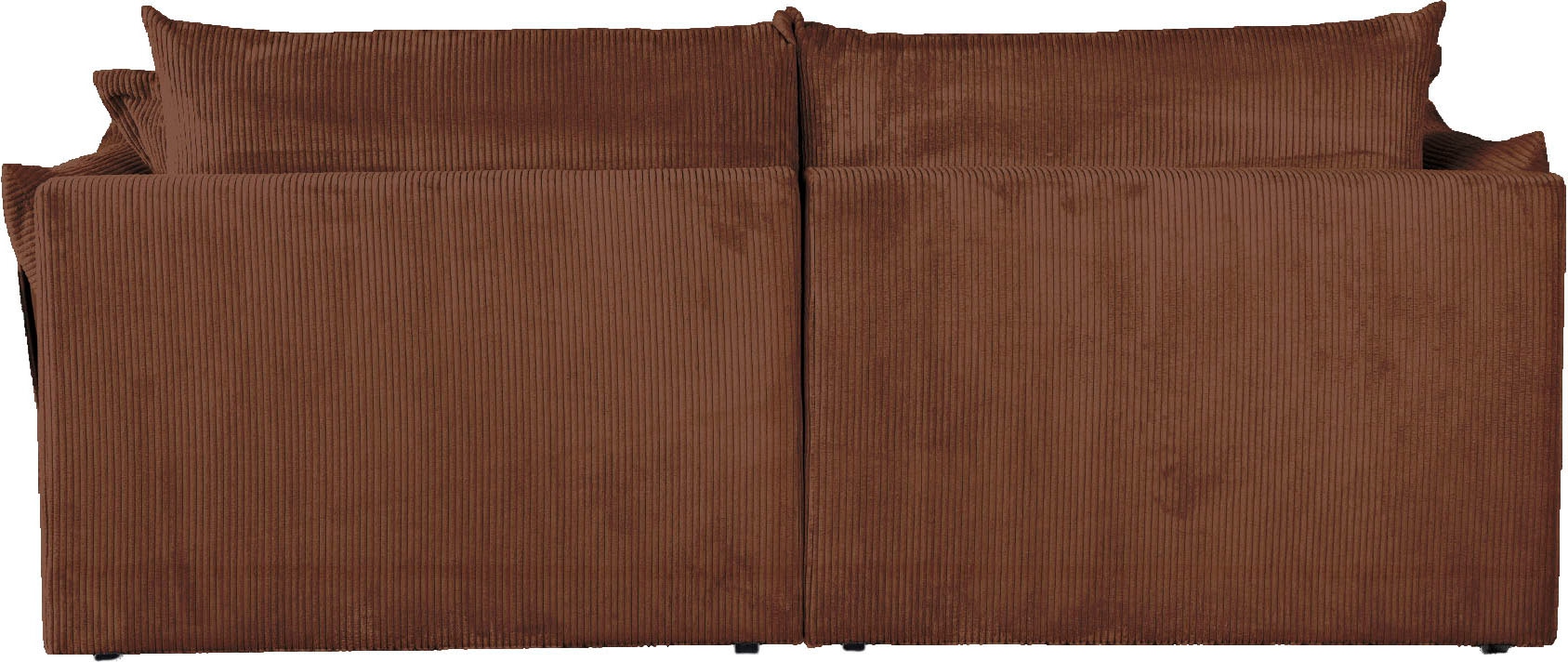 Home affaire Big-Sofa »Casa, Breite 247 cm« Mega-Sofa, Cord oder Chenille-Struktur wählbar, mit Federkern!